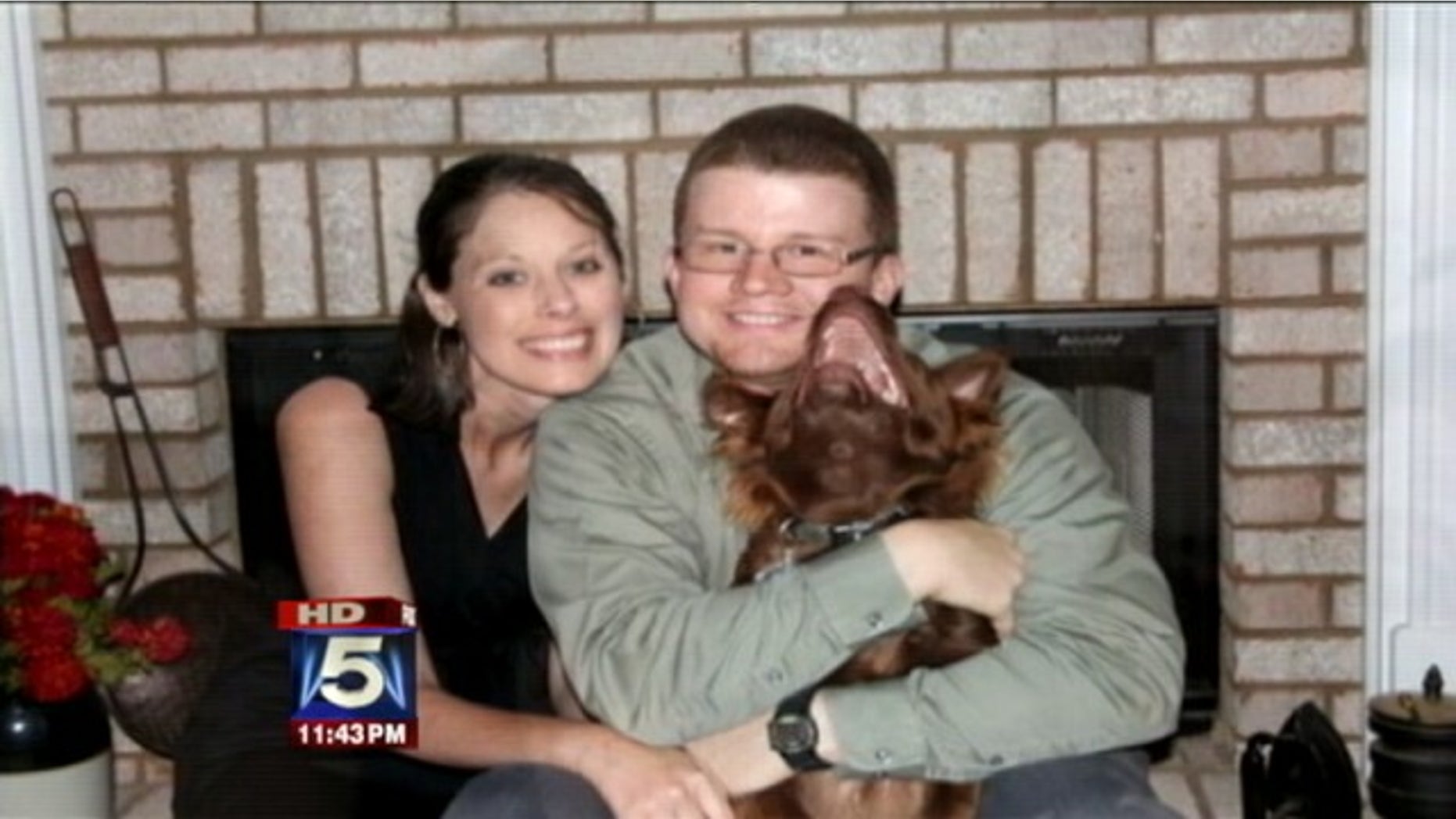 Hannah Rinehart and her husband, Mark