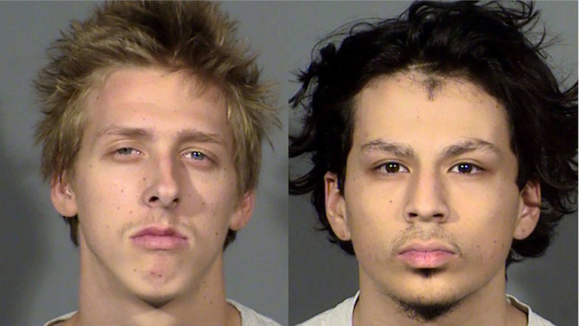 Kody Harlan, 17, left, and Jaiden Caruso, 16 who have both been charged as adults