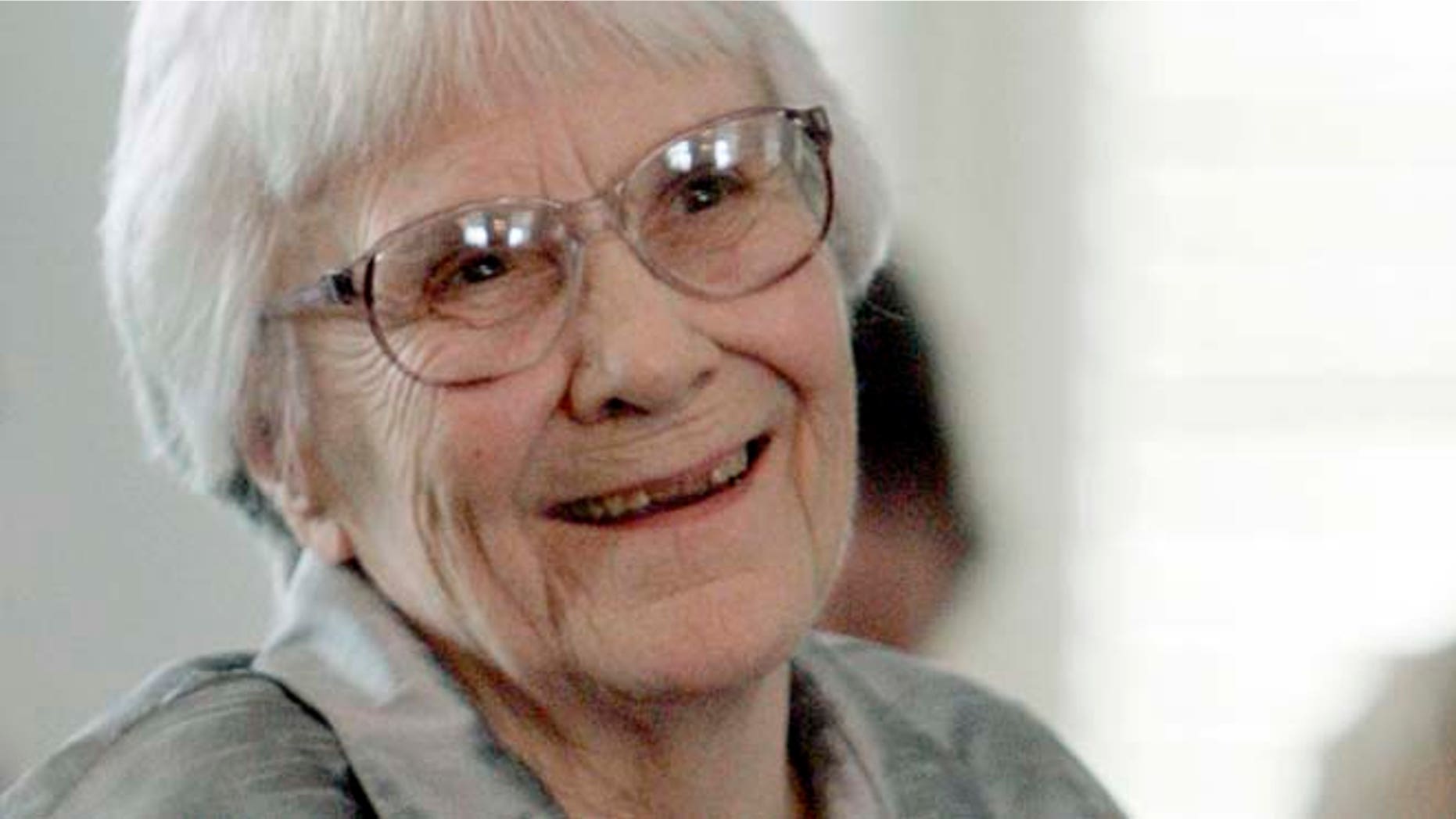 FILE 2007: Author Harper Lee smiles during a ceremony honoring the four new members of the Alabama Academy of Honor at the Capitol in Montgomery, Ala.