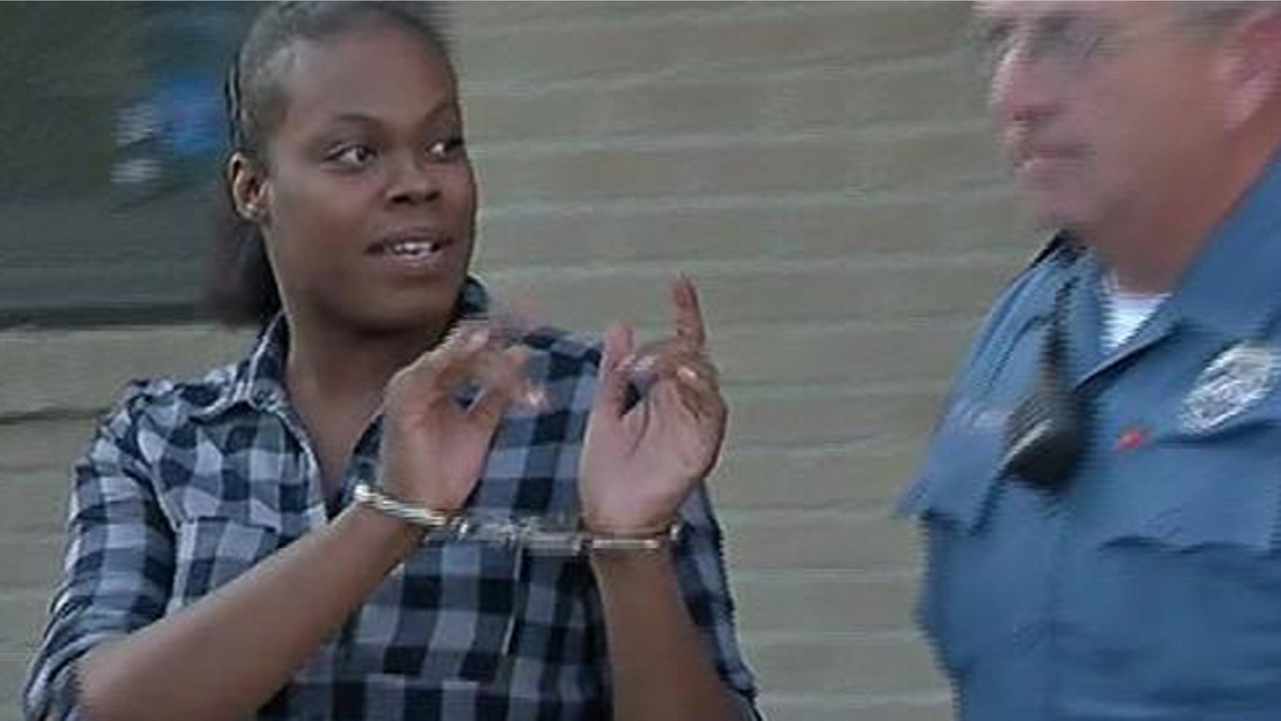 Latia Harris, 25, reportedly walked into the Salem Police Department accompanied by her attorney.