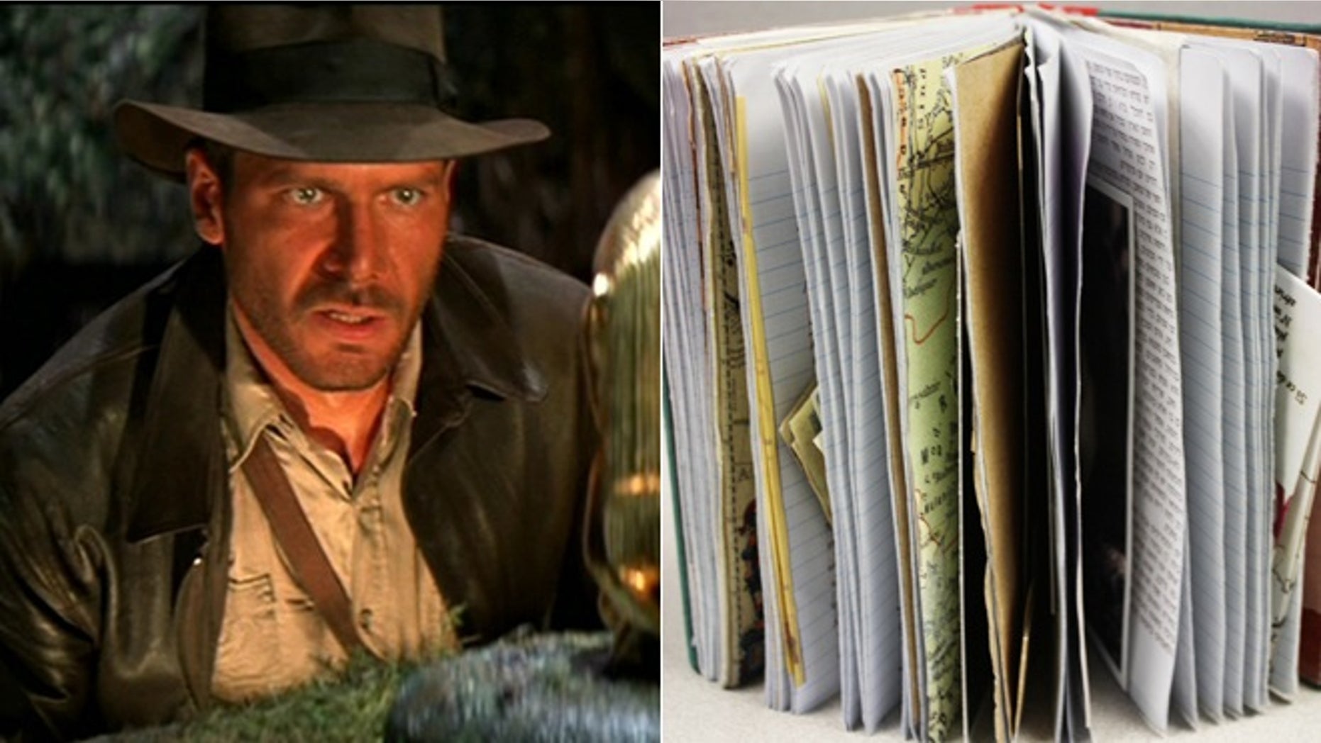 The best possible explanation for an exact replica of the diary kept by Indiana Jones' mentor Abner Ravenwood in the iconic film "Raiders of the lost ark"? “This should be in a museum!”