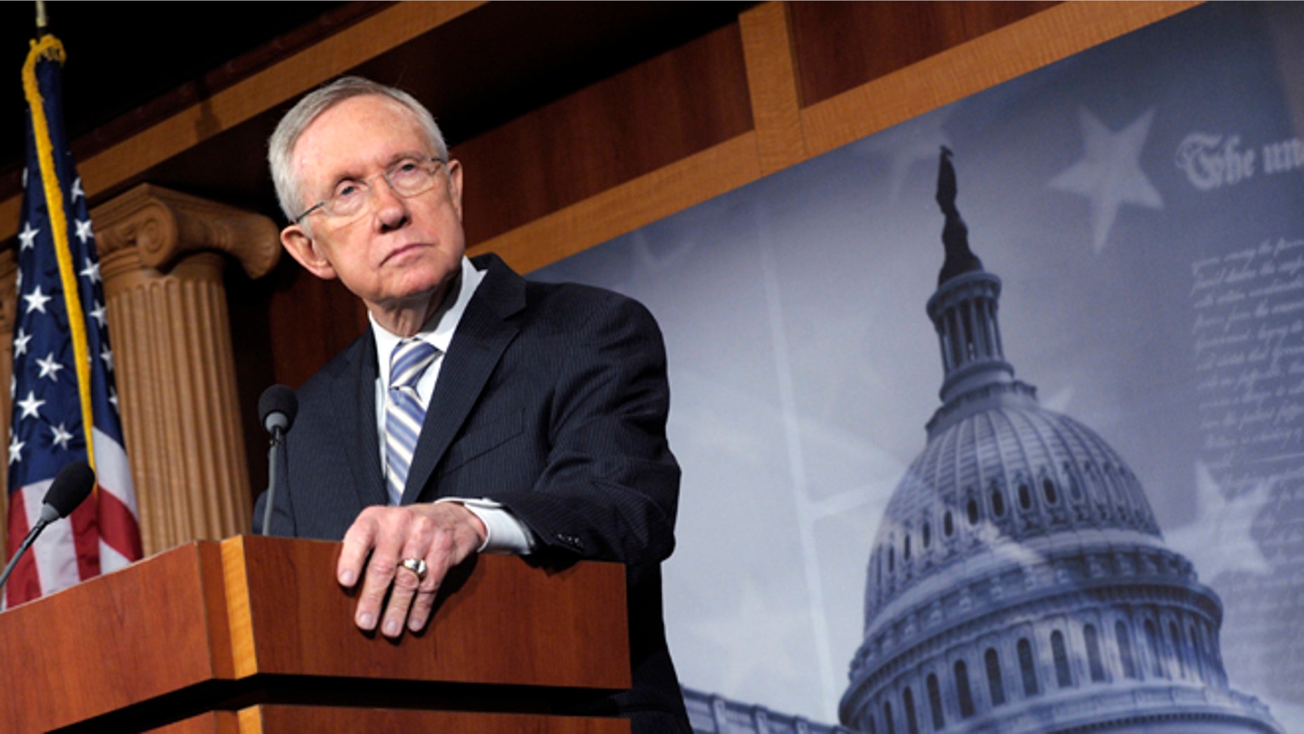 FILE: Nov. 7, 2012: Senate Majority Leader Harry Reid on Capitol Hill in Washington, D.C.