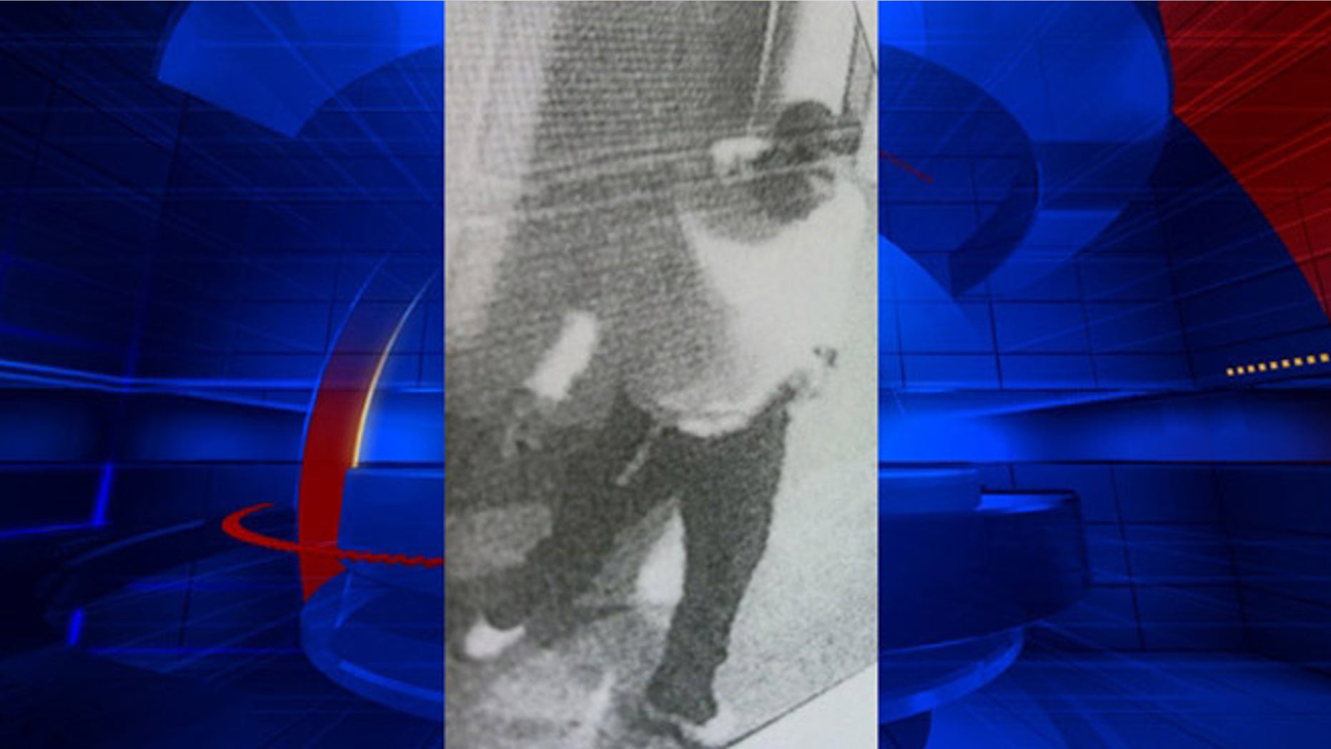 One of the images taken on Aaron Hernandez's home surveillance system, and released as part of a heavily redacted search warrant on July 25, 2013.