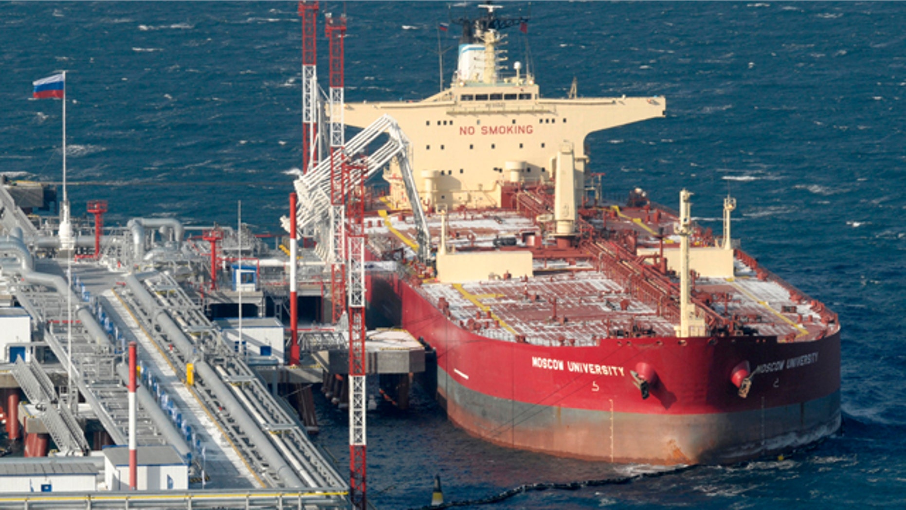 The Russian oil tanker known as Moscow University, seen in this 2009 file photo, was freed from pirates Thursday by Russian forces.