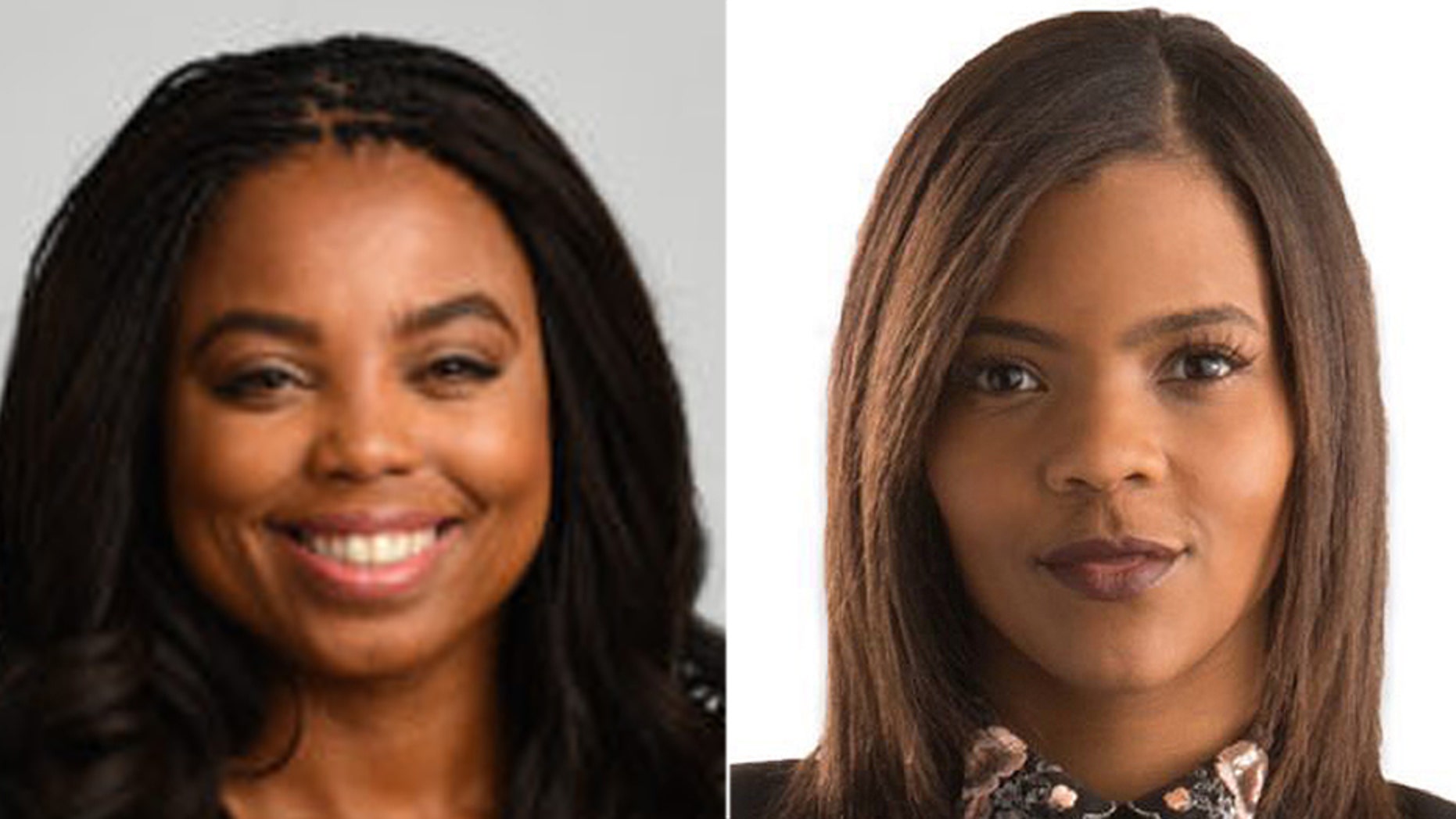 ESPN’s Jemele Hill, left, was challenged by Turning Point USA communications director Candace Owens to a debate.
