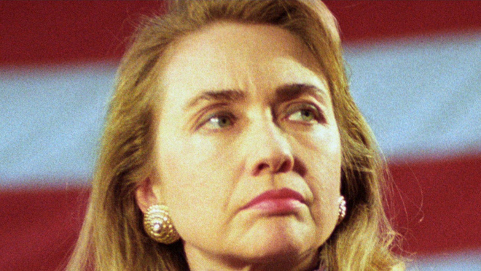 Hillary Clinton on March 16, 1992 in Wayne, MI.