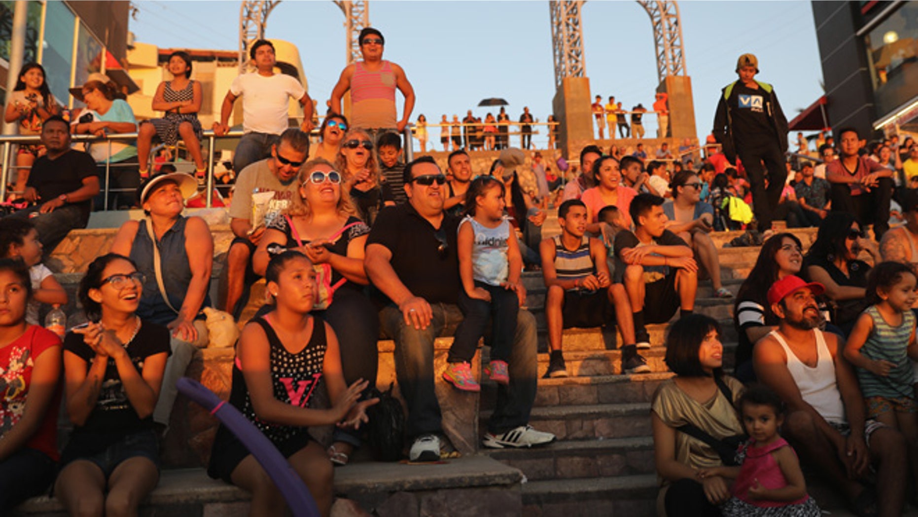 TIJUANA, MEXICO - SEPTEMBER 25: Mexicans enjoy a late afternoon near the U.S.-Mexico border fence which ends in the Pacific Ocean on September 25, 2016 in Tijuana, Mexico. Friendship Park, located on the border between the two countries is one of the few places on the 2,000-mile border where separated families are allowed to meet. (Photo by John Moore/Getty Images)