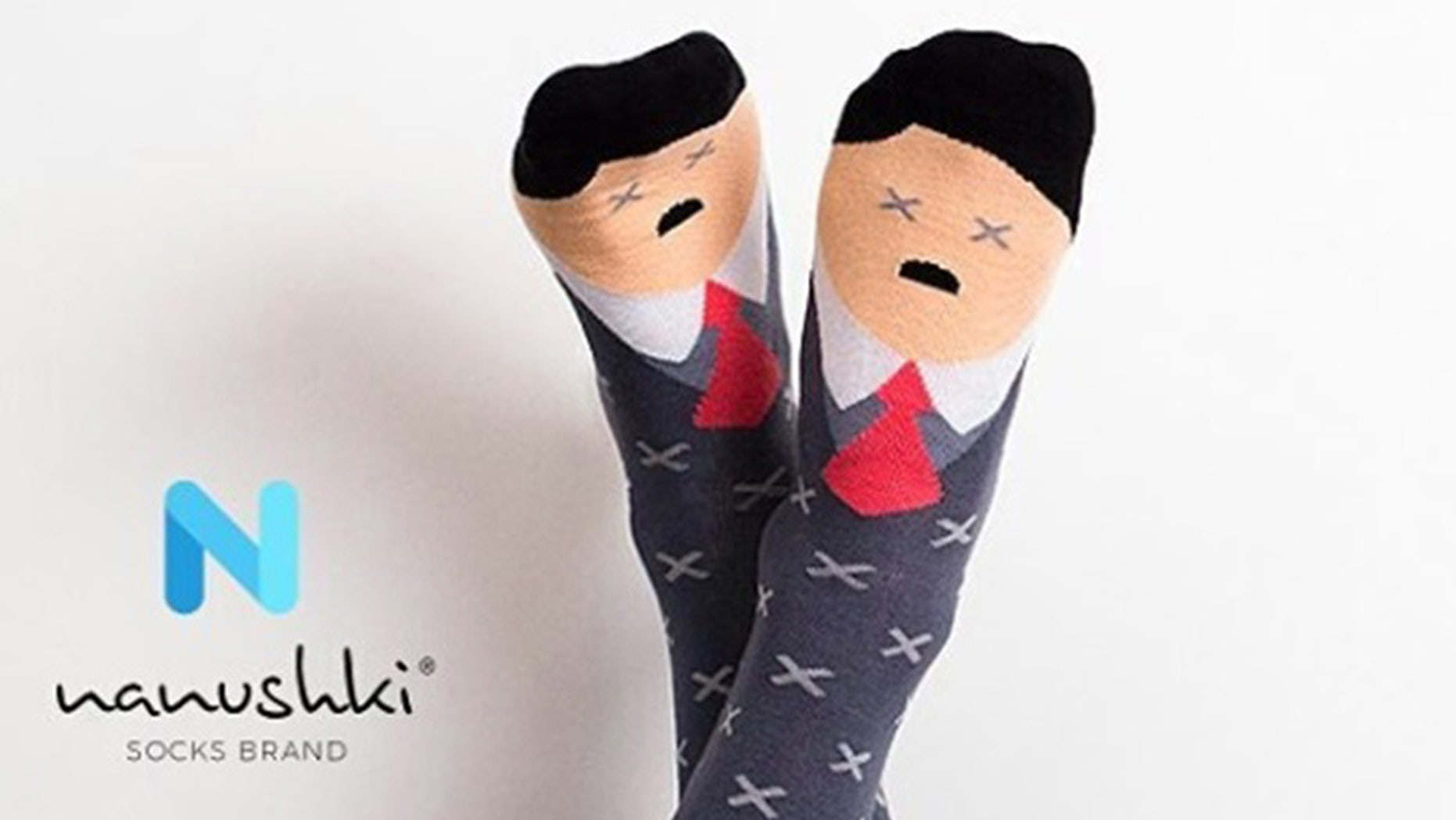 Sock company, Nanushki, is facing backlash for their production of "Hitler socks."