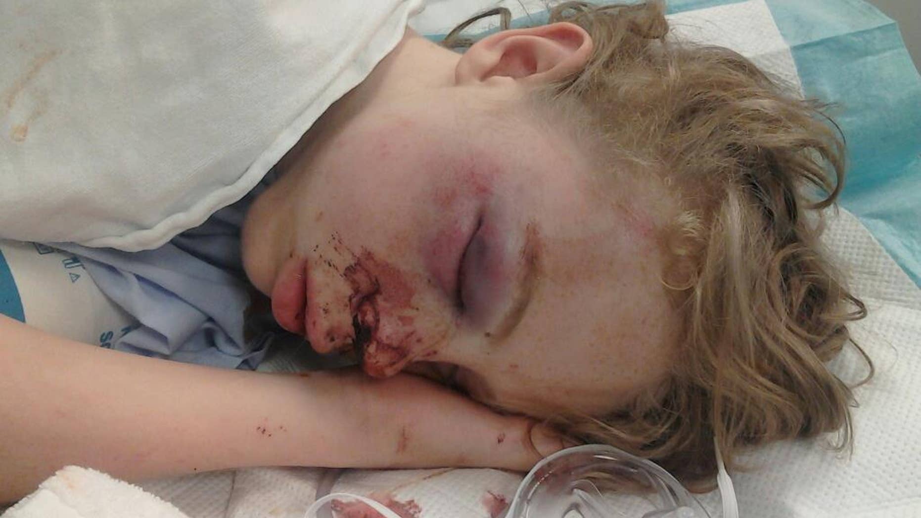 This photo, obtained by family friend Jeff Rust, shows 14-year-old Preston Hodge.