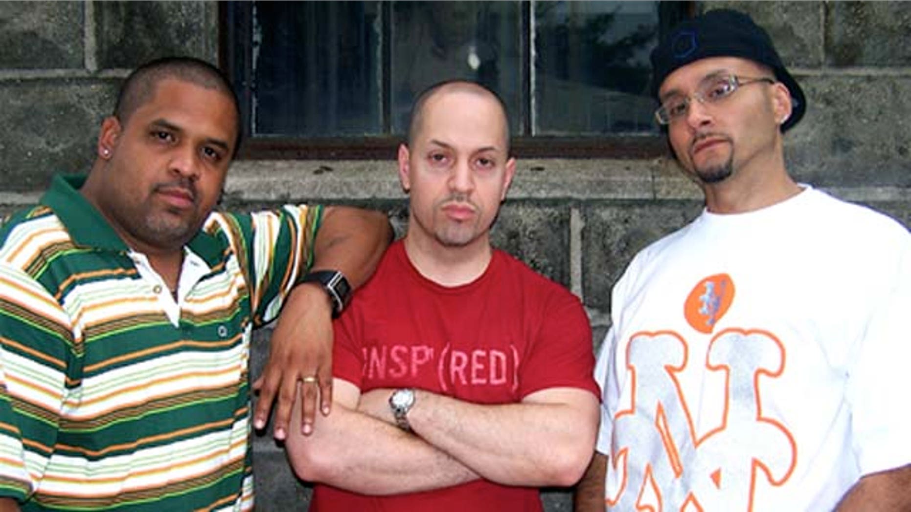Frankie Villanueva, (L) Julio Antonio Toro and Adel Morales (R) from HollyHood Productions Inc.