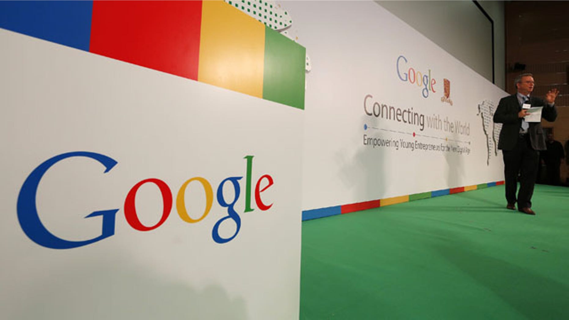 November 4, 2013: Eric Schmidt, Executive Chairman of Google, speaks during a session with students at the Chinese University of Hong Kong, in Hong Kong. (AP Photo)