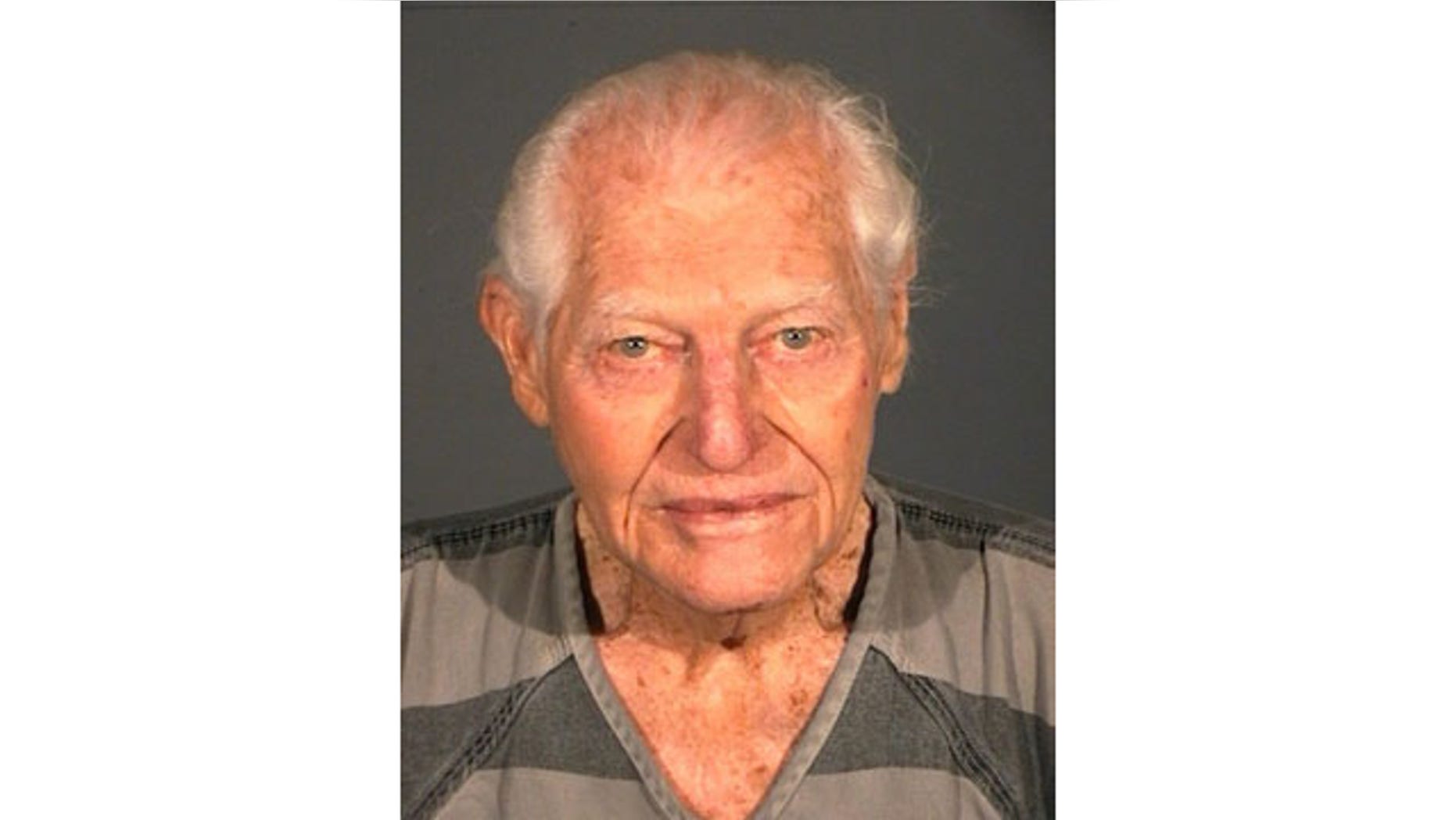 January 19, 2014: This photo provided by the Carson City Sheriff 's Department shows William Dresser, who was arrested Sunday after firing one shot with small-caliber semi-automatic handgun that struck his wife in the chest at Carson Tahoe Regional Medical Center in Carson City. (AP Photo/Carson City Sheriff Department)