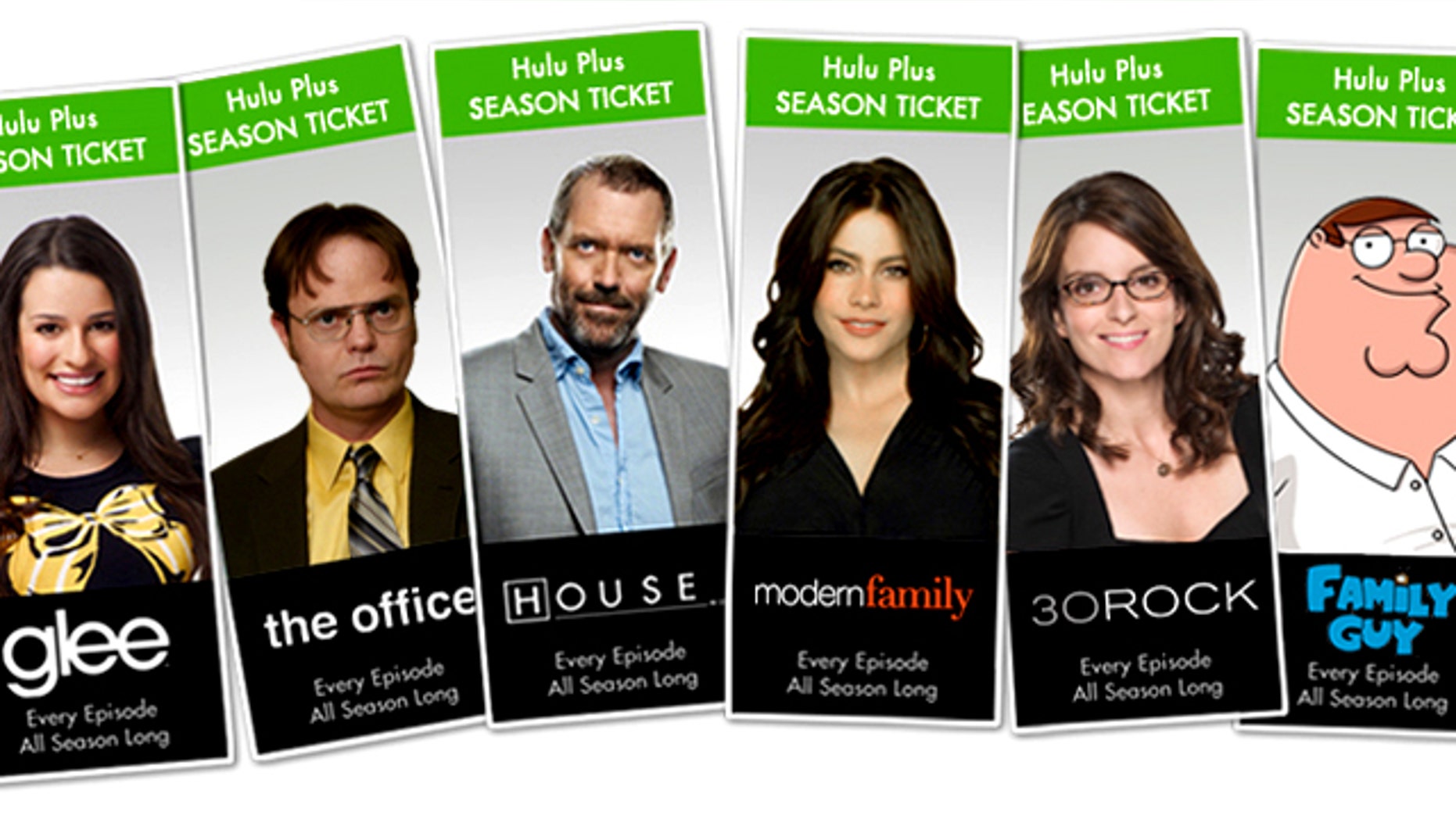 Watch every episode aired from the current season of top shows from ABC, NBC and FOX with Hulu Plus Season Ticket.