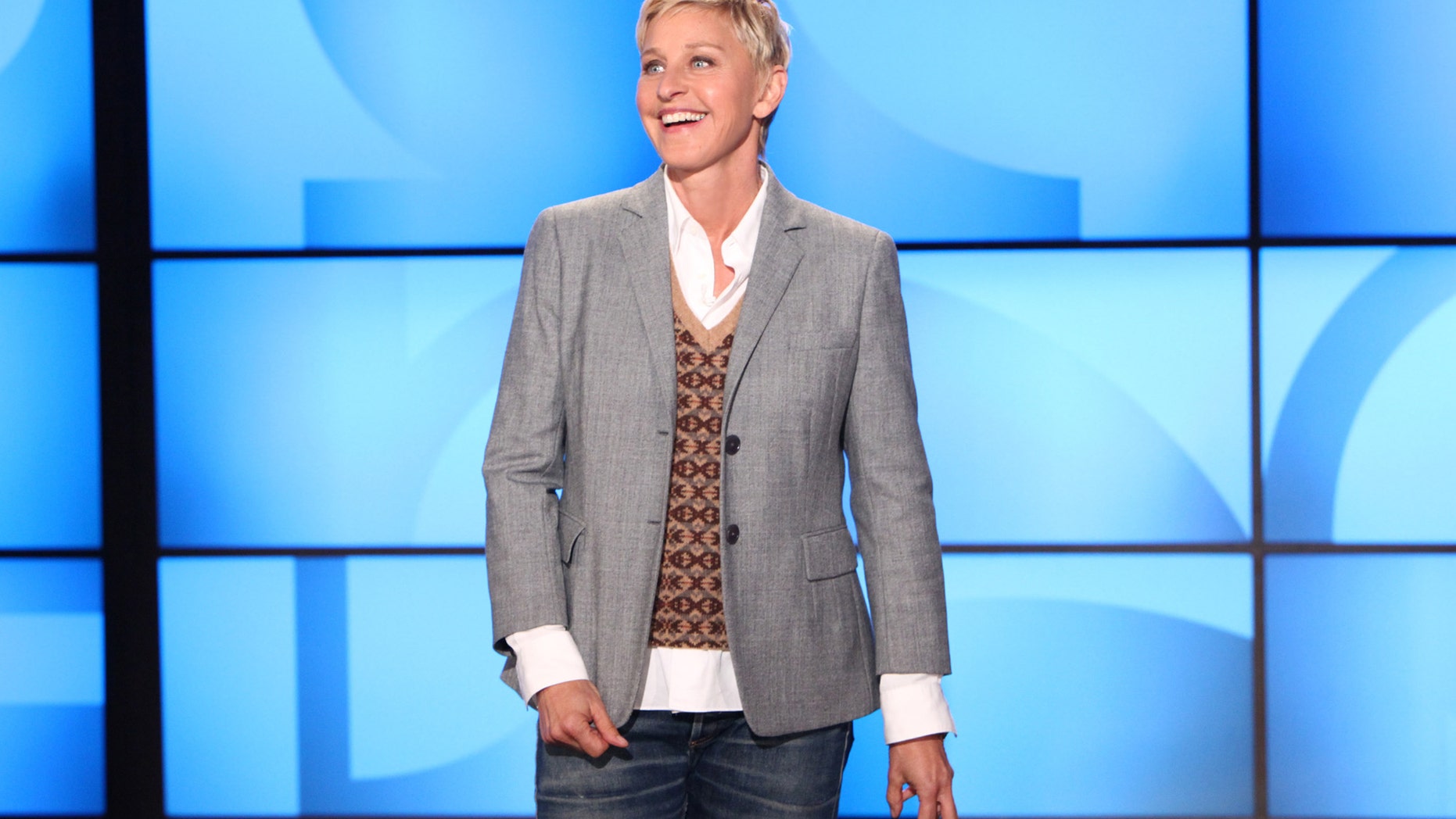 Sept. 26, 2011 FILE photo of Ellen DeGeneres during a taping of "The Ellen DeGeneres Show. "