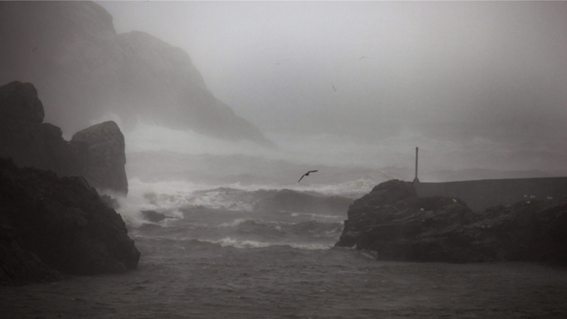 September 21: Large waves crash at Quidi Vidi Gut, an historic fishing community within St. John's, Canada as Hurricane Igor hit. Hurricane Igor caused widespread damage across an eastern swath of Newfoundland on Tuesday as heavy rains flooded communities, washed out roads and stranded some residents in their homes. (AP)