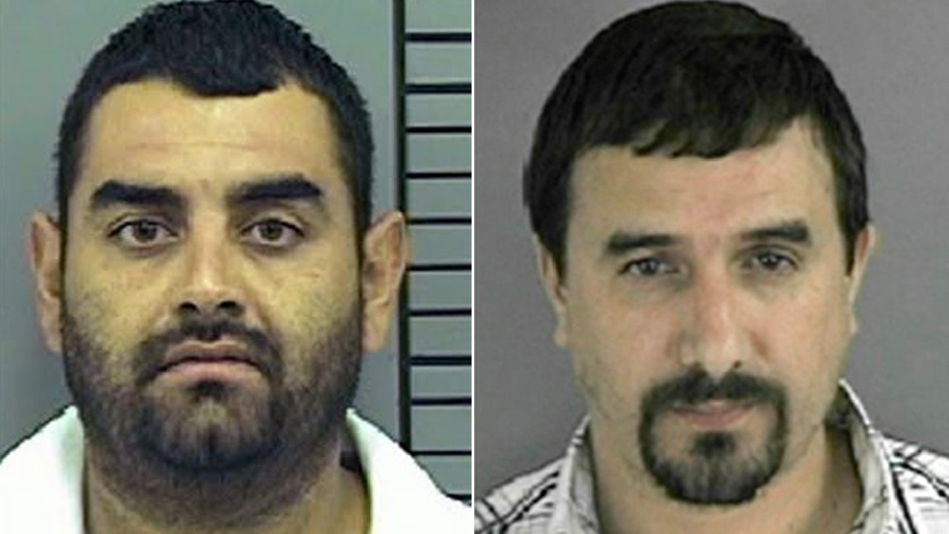 Ruben Rodriguez-Dorado, (l.) and Jose Daniel Gonzalez-Galeana (r.), were both ICE informants and drug cartal members when Rodriguez-Dorado allegedly put a hit on Gonzalez-Galeana. (El Paso Police Department, Crimestoppers)