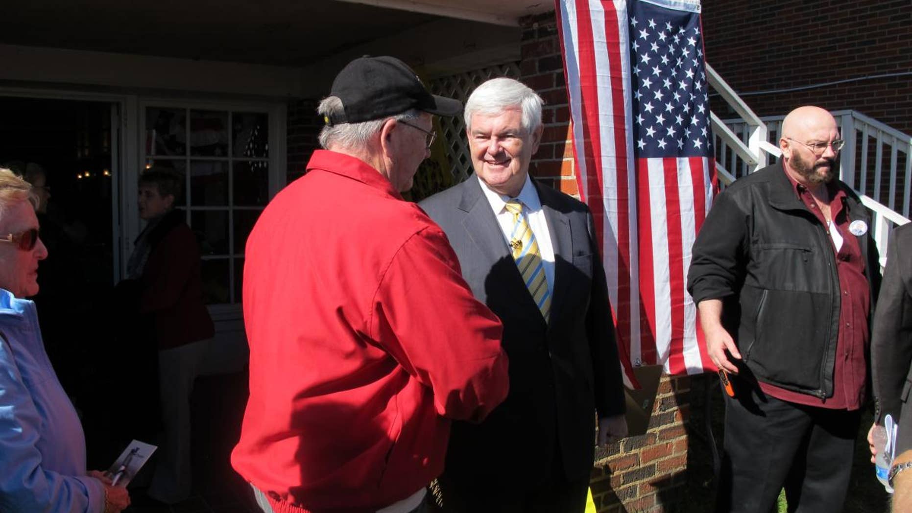 Newt Gingrich in Myrtle Beach. (10-29 / Fox Photo)