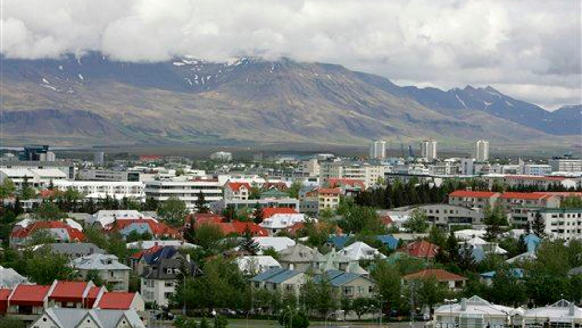In this Saturday, May 31, 2008 file photo, a view across Reykjavik in Iceland.