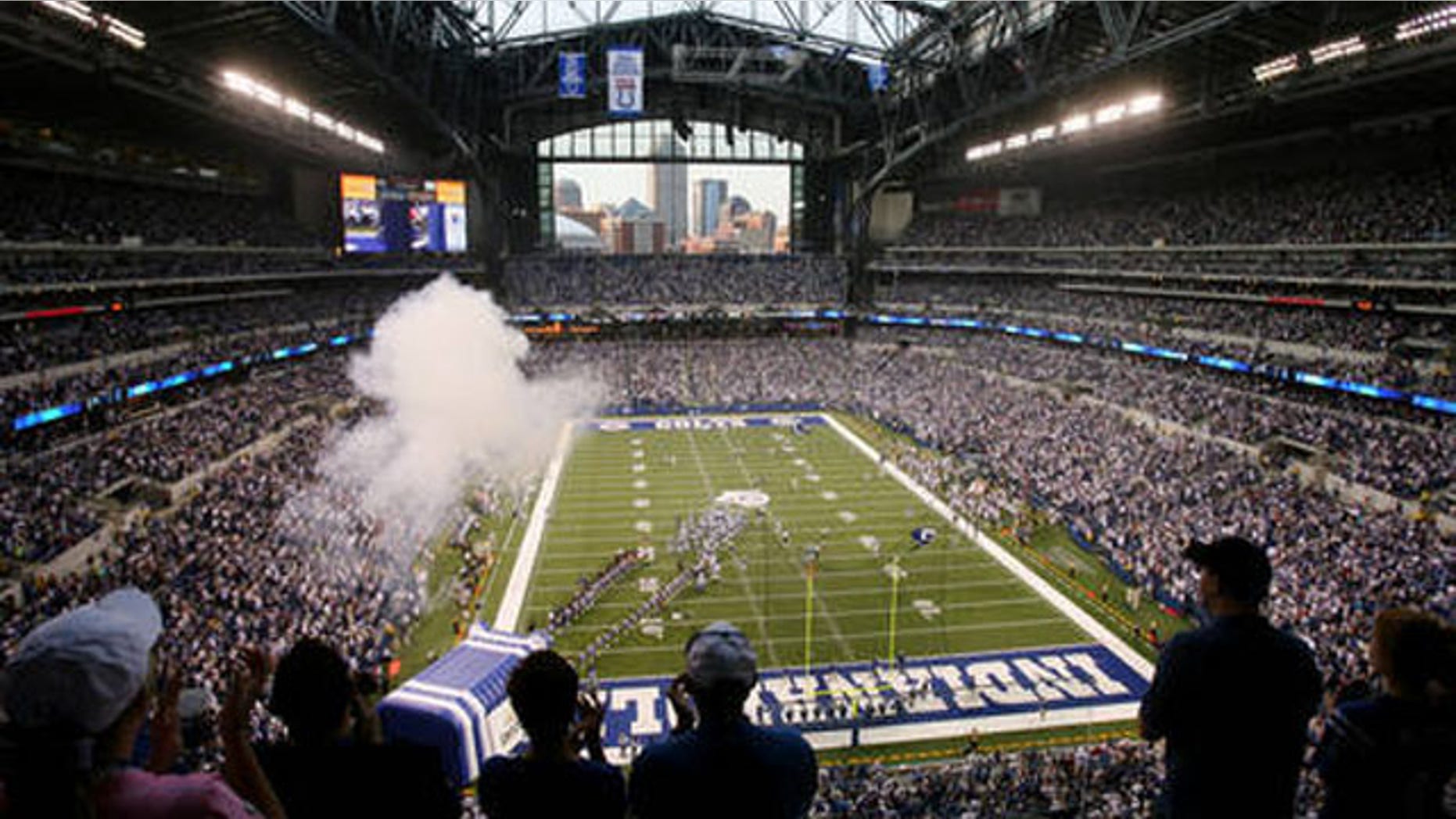 Super Bowl XLVI at Lucas Oil Stadium in Indianapolis, IN