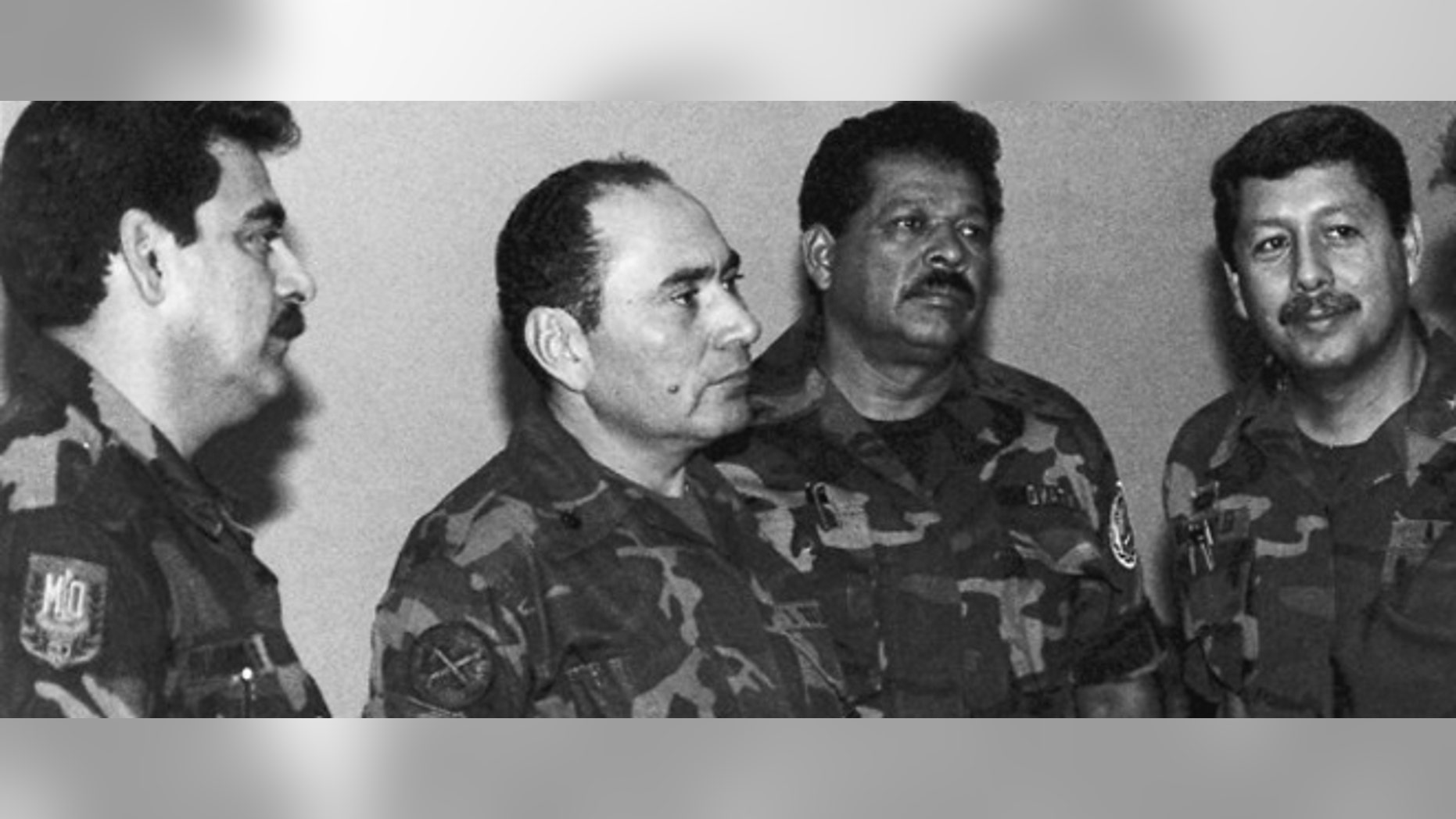 Inocente Orlando Montano is pictured third on the right. (AP)