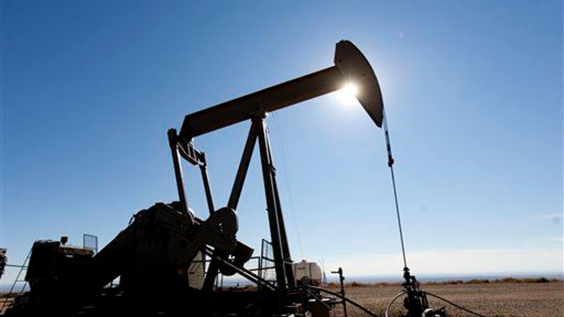 This photo taken Feb. 7, 2012 shows the oil fields of the Uintah Basin, southeast of Vernal, Utah.