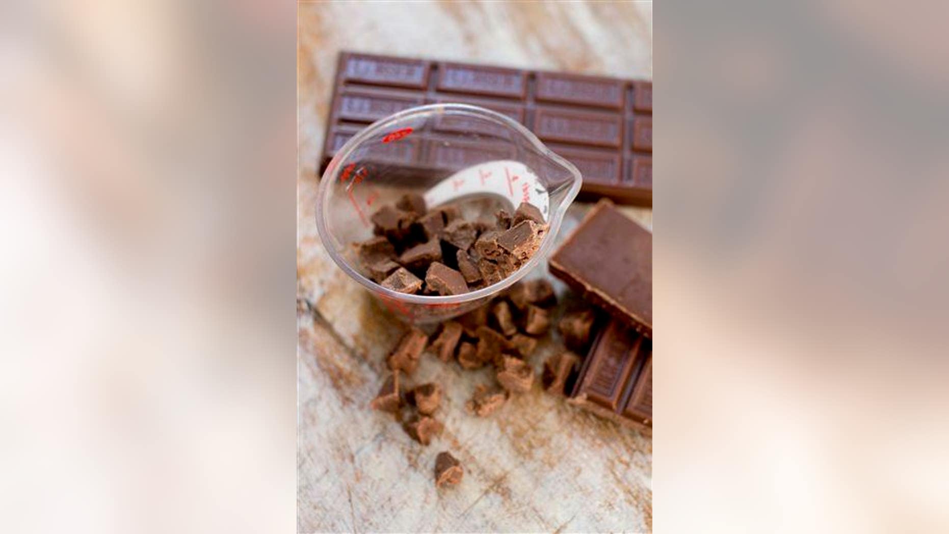 This Nov. 3, 2014 photo shows chocolate for hot cocoa in Concord, N.H.