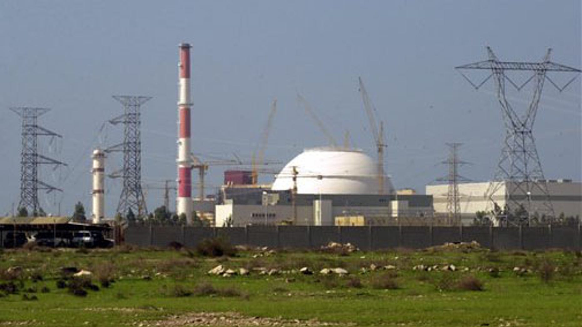 FILE - In this Feb. 27, 2005 file photo, The reactor building of Iran's nuclear power plant is seen, at Bushehr, Iran.