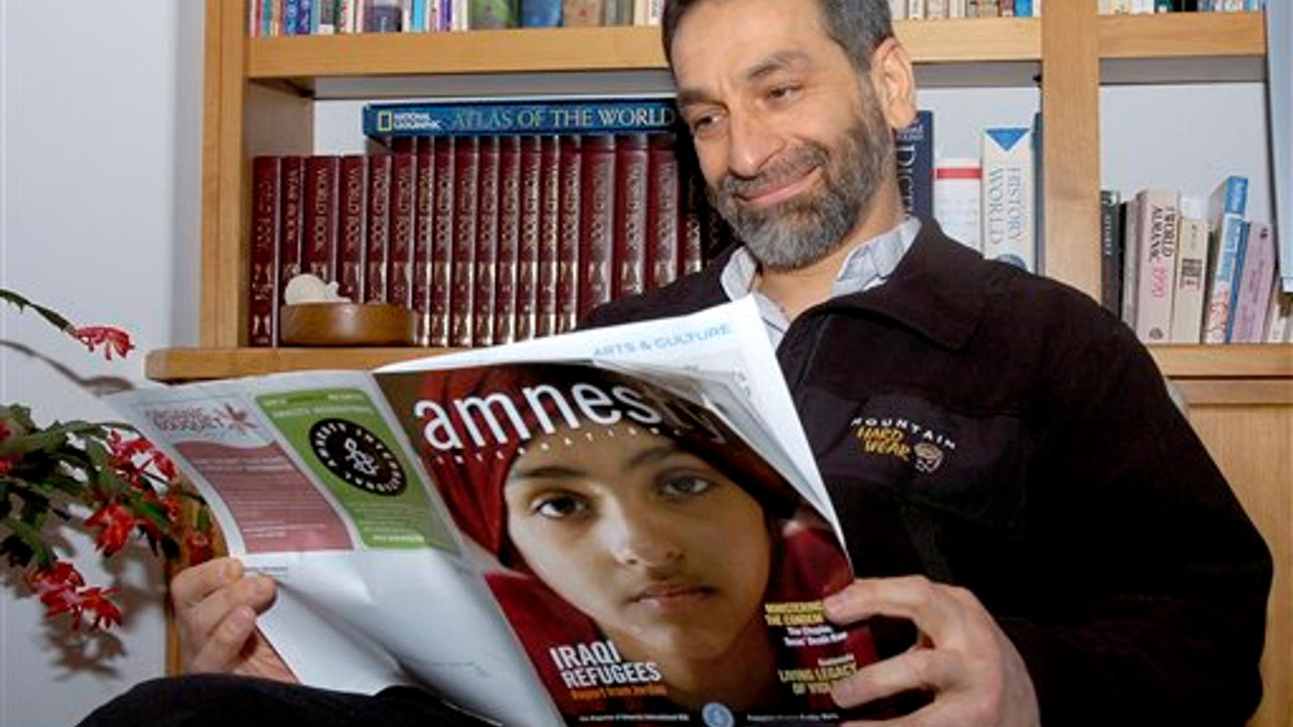 November 2007: Pirouz Sedaghaty, known as Pete Seda, the co-founder of Islamic charity Al Haramain, at his house in Ashland, Ore., after he was released from jail while awaiting trial on federal tax and conspiracy charges.