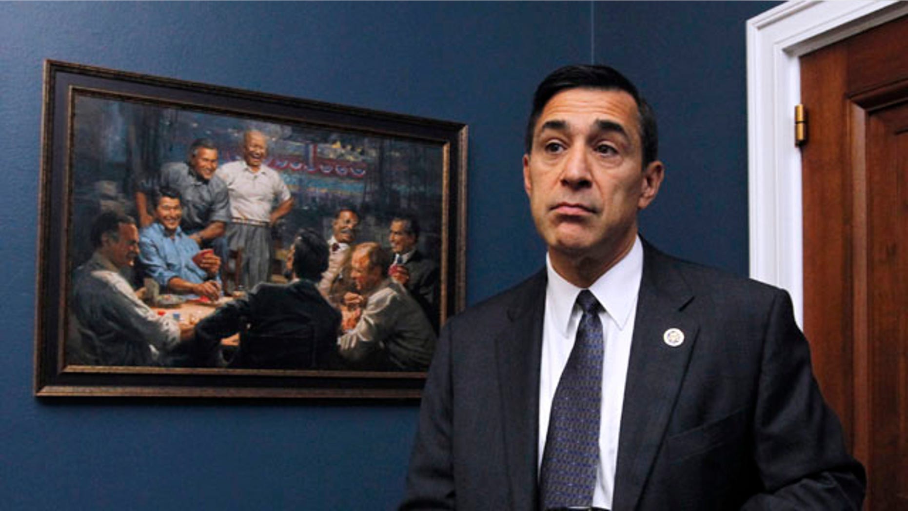 FILE: In this Sept. 21, 2010, file photo Rep. Darrell Issa, R-Calif. stands in his office on Capitol Hill. Issa is chairman of the House Oversight and Government Reform Committee.