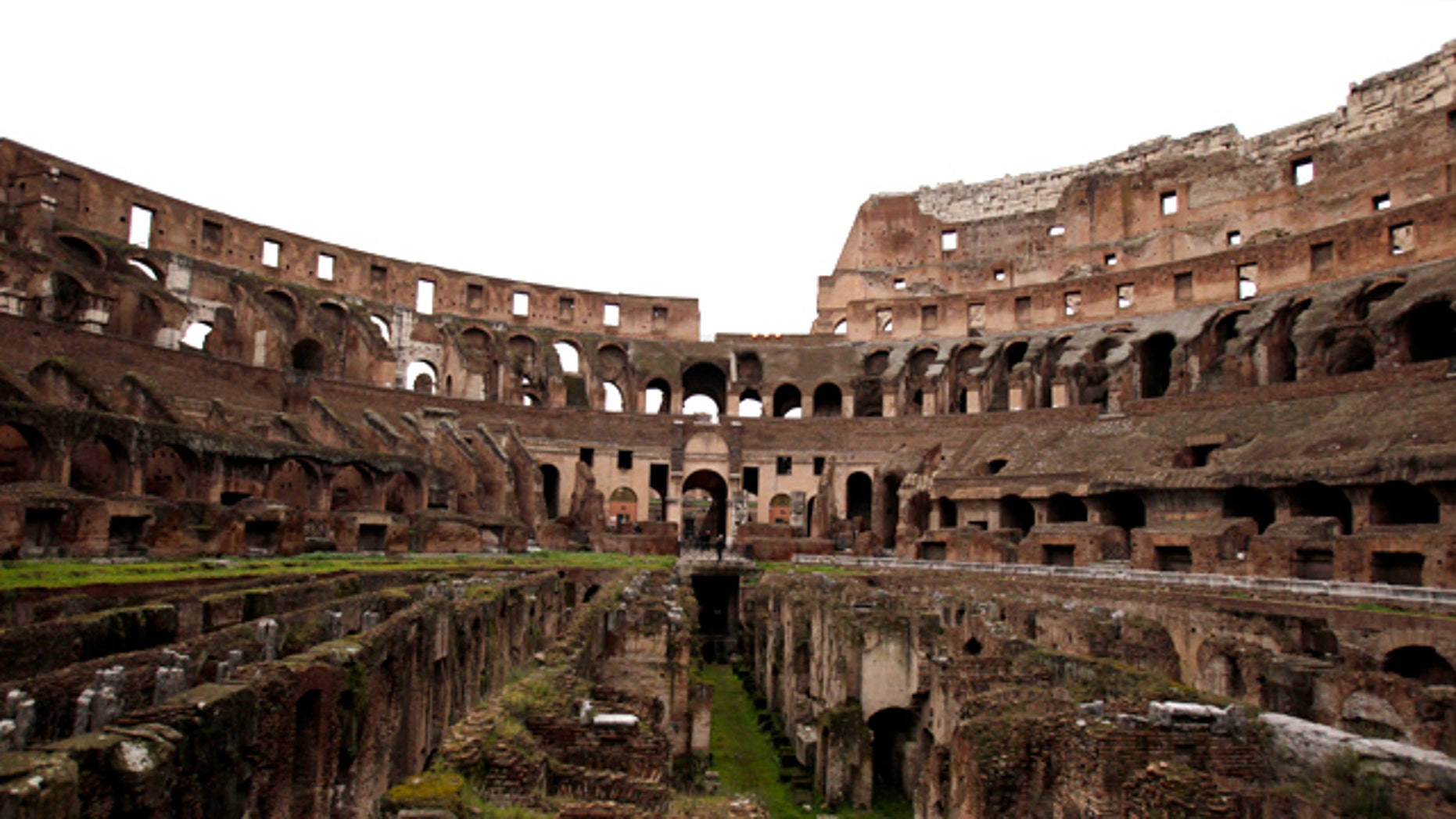 Jan. 21, 2011: A general view of Rome's Colosseum, an ancient monument blackened by pollution and rocked by vibrations from a nearby subway line. The founder of Tod's luxury leather and footwear will foot the 25 million euro ($34 million) bill to restore the ancient structure..