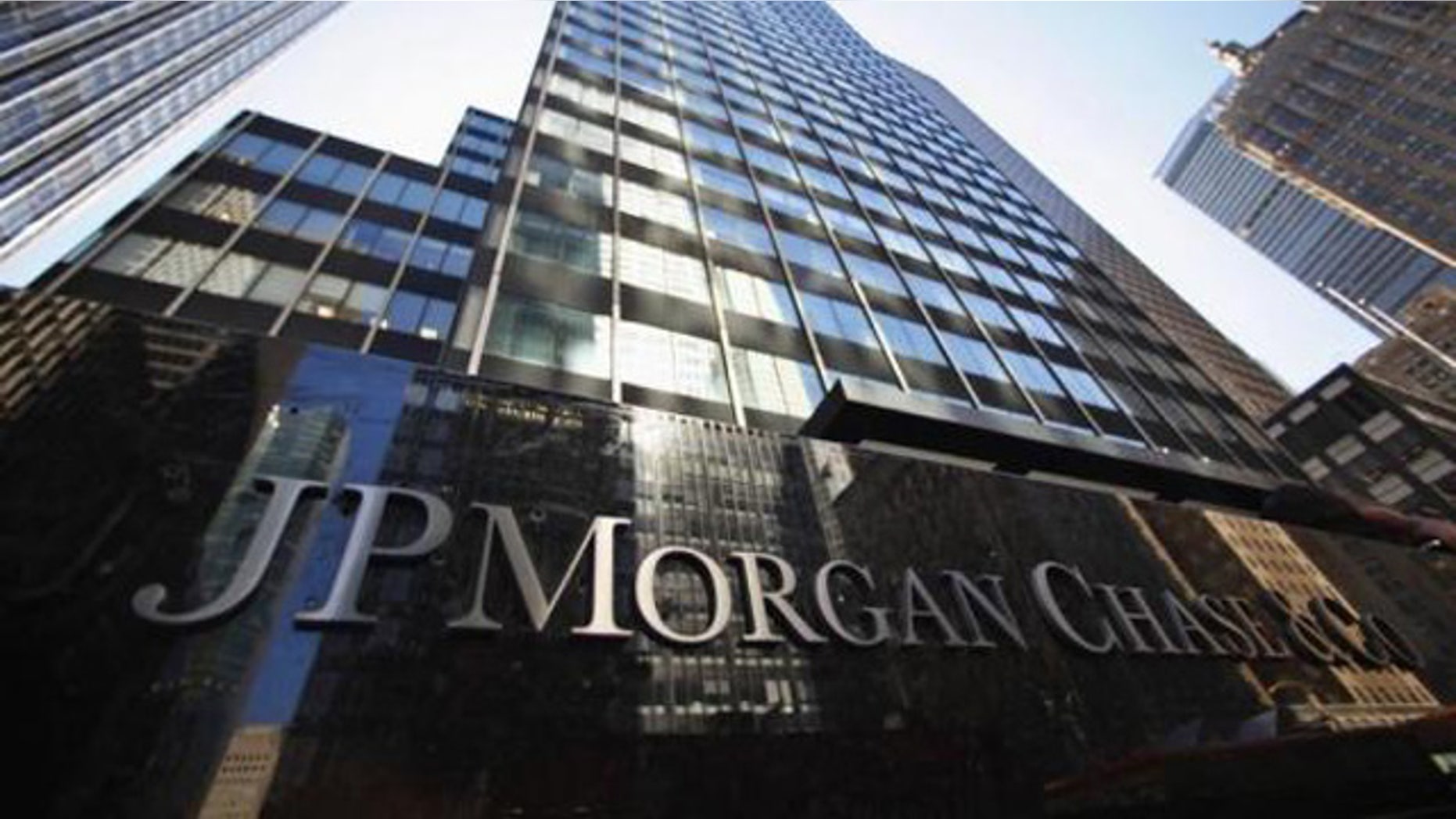 September 19, 2013: A sign outside the headquarters of JP Morgan Chase & Co in New York. (REUTERS/MIKE SEGAR)