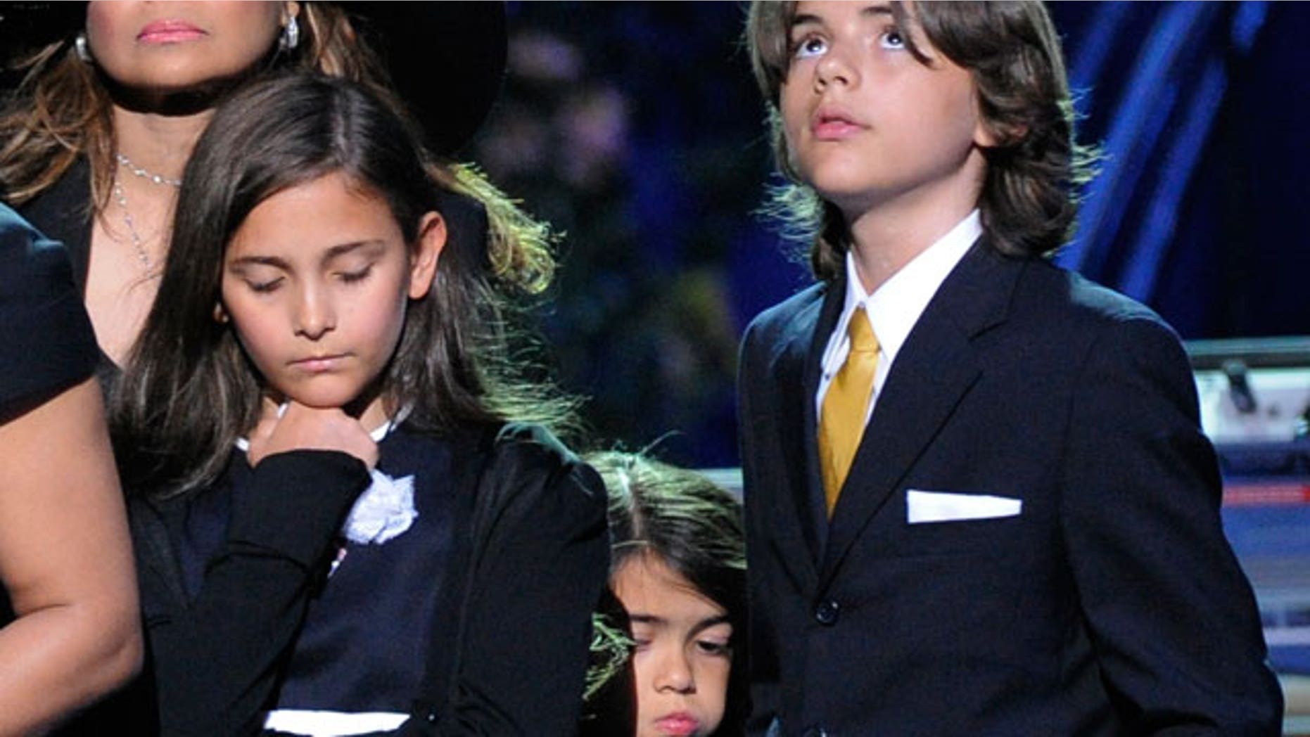 Paris, Blanket and Prince Jackson (l to r)