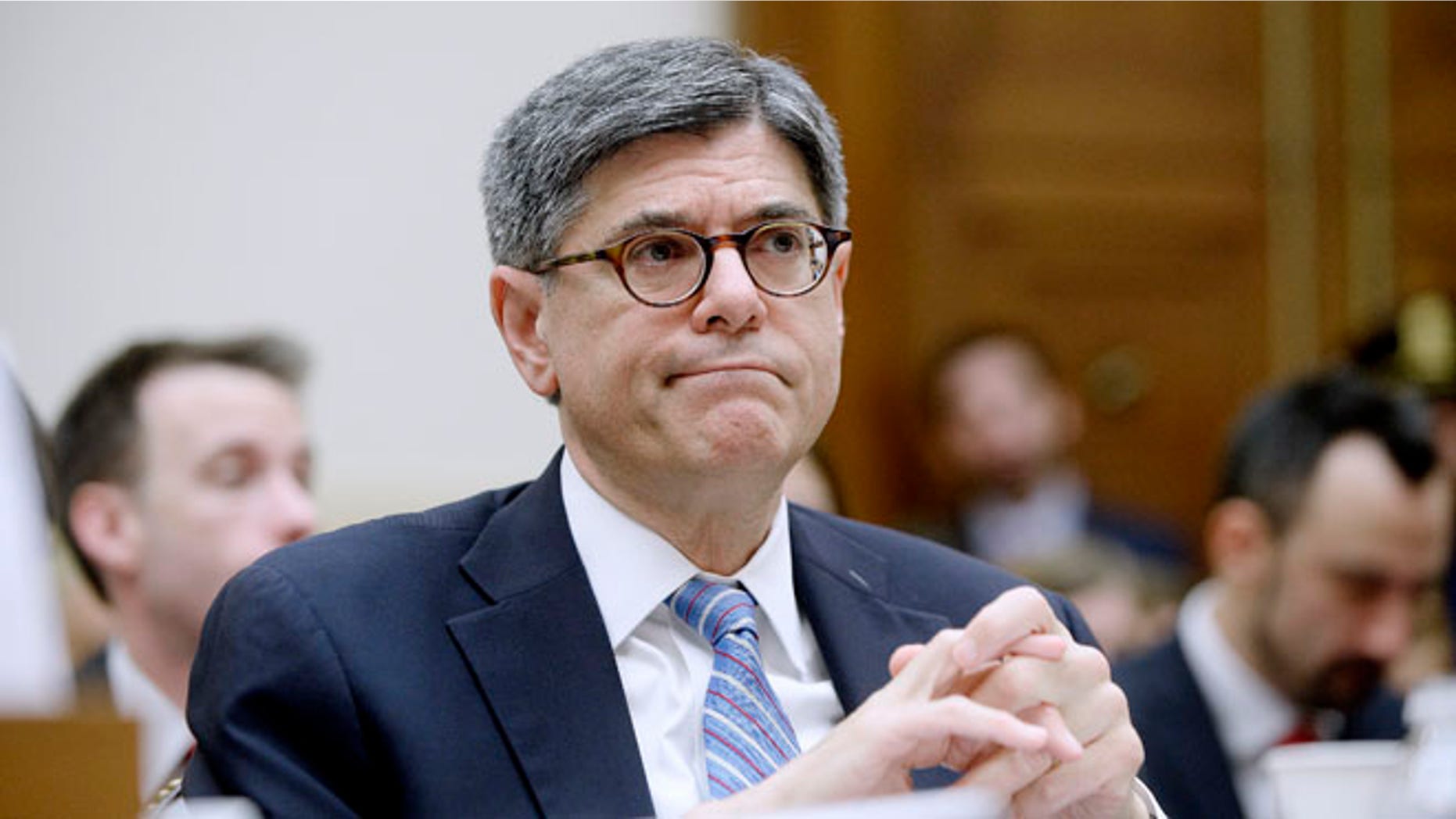 U.S. Secretary of the Treasury Jacob Lew testifies at a hearing before the House Foreign Affairs Committee July 28, 2015 on Capitol Hill in Washington, DC. (Photo by Olivier Douliery/Getty Images)
