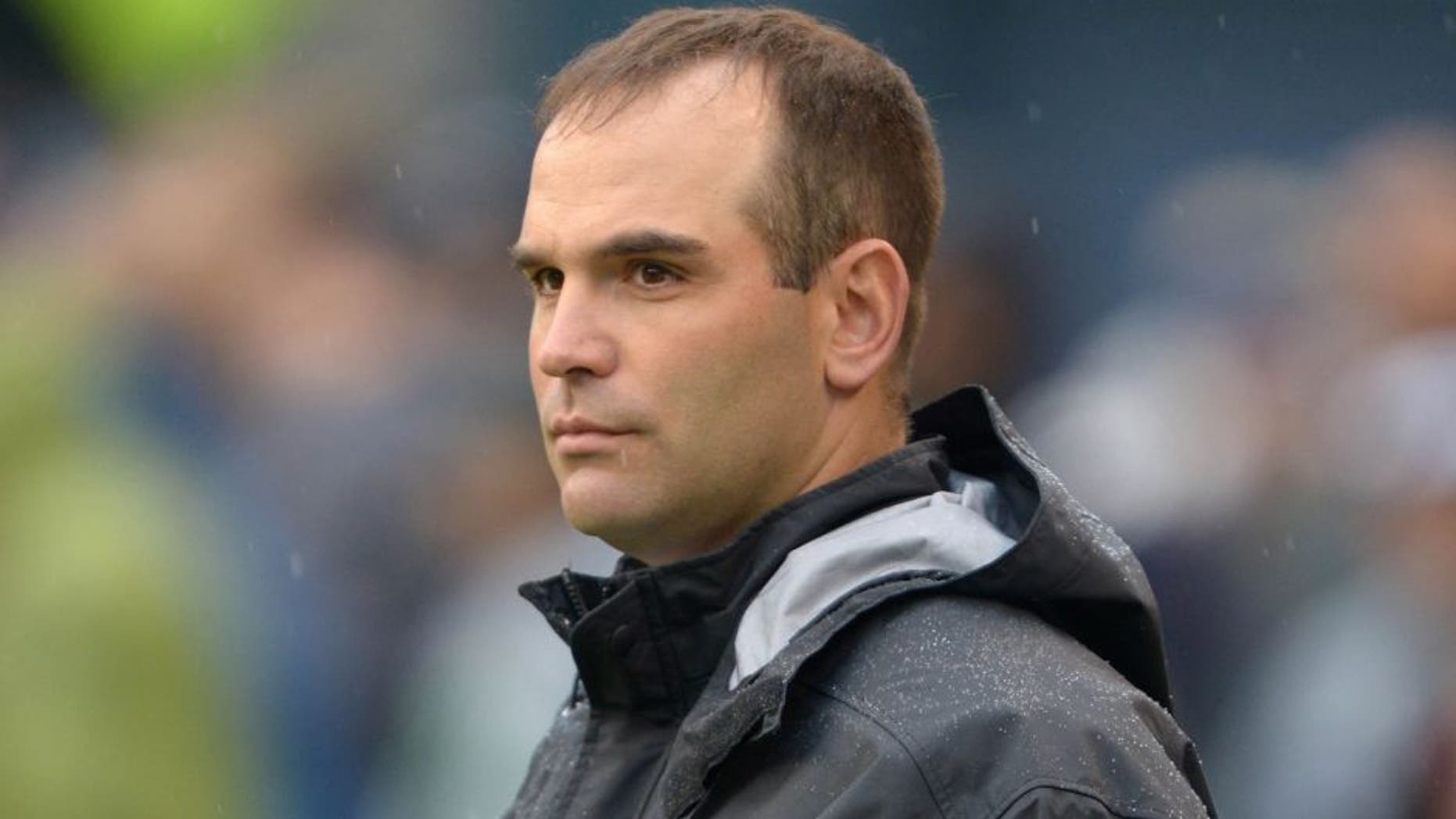 Sep 22, 2013; Seattle, WA, USA; Jacksonville Jaguars general manager David Caldwell before the game against the Seattle Seahawks at CenturyLink Field. Mandatory Credit: Kirby Lee-USA TODAY Sports
