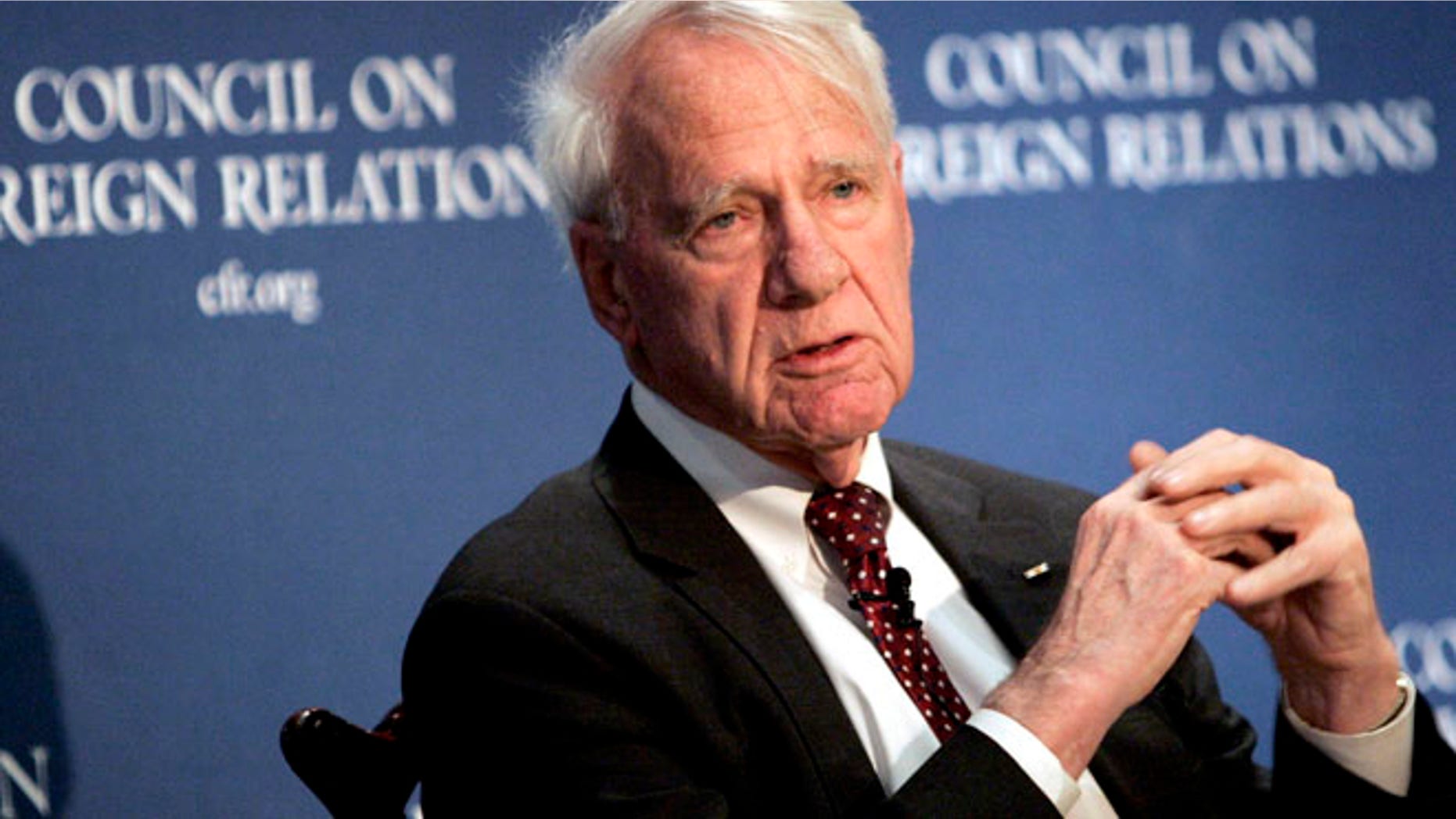 Dec. 18, 2006: Former Secretary of Defense James Schlesinger speaks at the Council on Foreign Relations in New York.