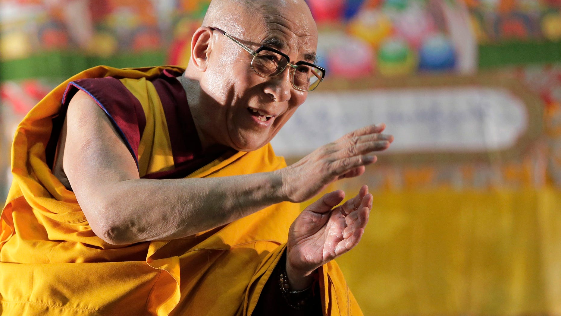 Nov. 4, 2012 - FILE of the Dalai Lama at a religious lecture in Yokohama, near Tokyo, on a 12-day visit to deliver speeches and take part in a symposium.