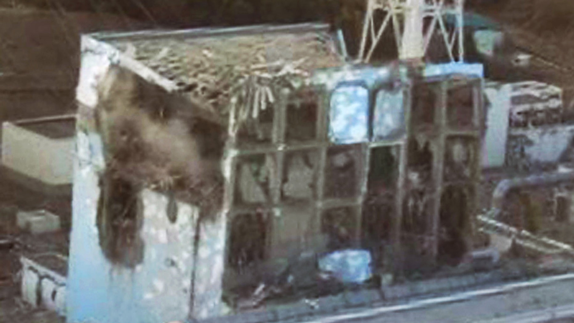 Mar. 16, 2011: Smoke billows from wrecked Unit 4 at Japan's crippled Fukushima Dai-ichi nuclear power plant in Okumamachi, Fukushima Prefecture.
