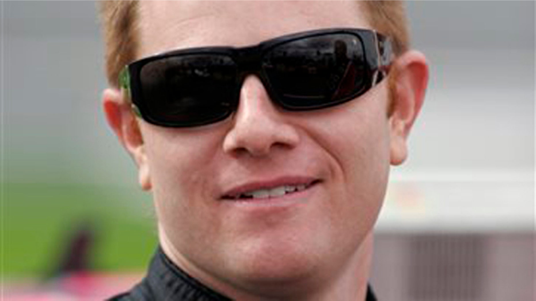 FILE - Driver Jason Leffler at Lowe's Motor Speedway in Concord, N.C.