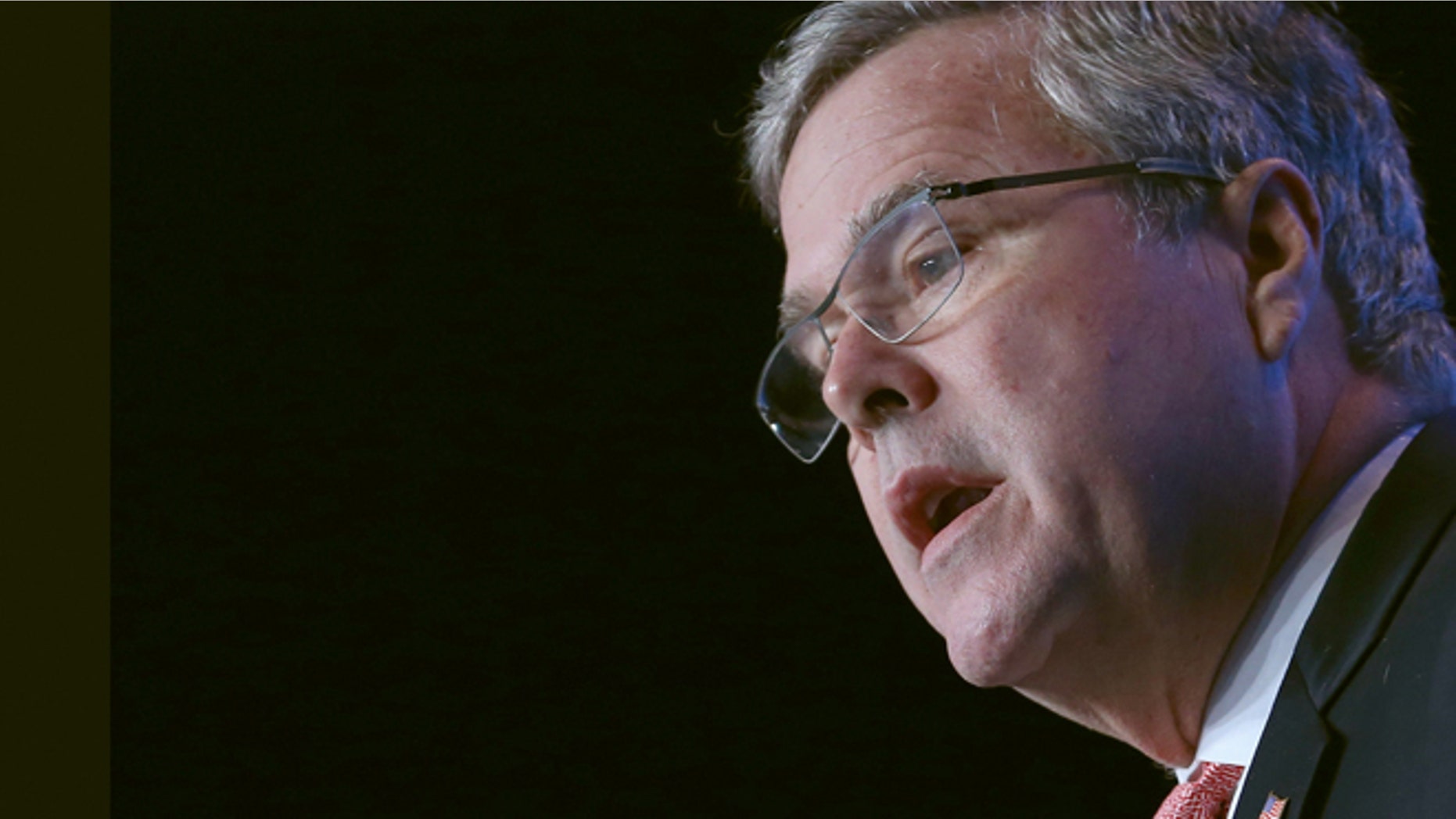 WASHINGTON, DC - NOVEMBER 20: Former Florida Gov. Jeb Bush speaks at the Washington Marriott Wardman Park Hotel, November 20, 2014 in Washington, DC. Bush was the opening speaker at the 2014 National Summit on Education Reform conference. (Photo by Mark Wilson/Getty Images)