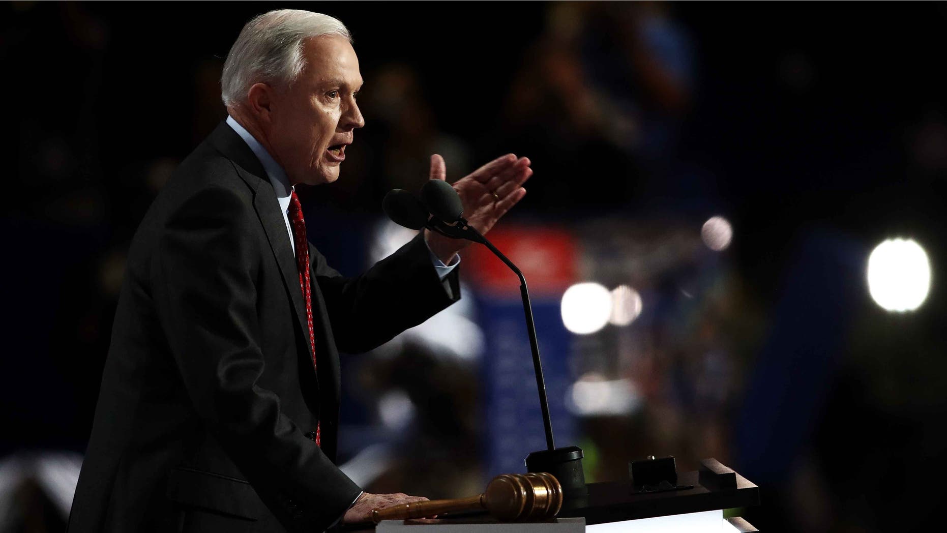 Sen. Jeff Sessions during the Republican National Convention on July 19, 2016.