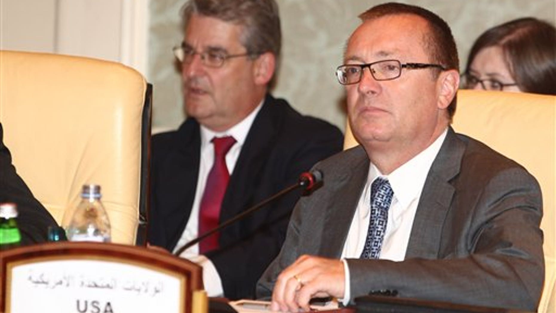 August 24: Jeffrey Feltman, US Assistant Secretary of State for Near Eastern Affairs, attends a meeting of political directors of the Contact Group on Libya in Doha, Qatar.