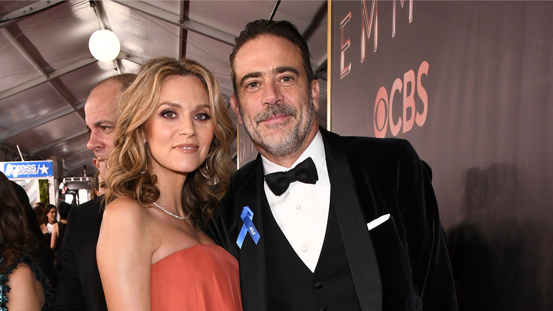 Jeffrey Dean Morgan and his wife Hilarie Burton have asked fans to stop showing up at his house.