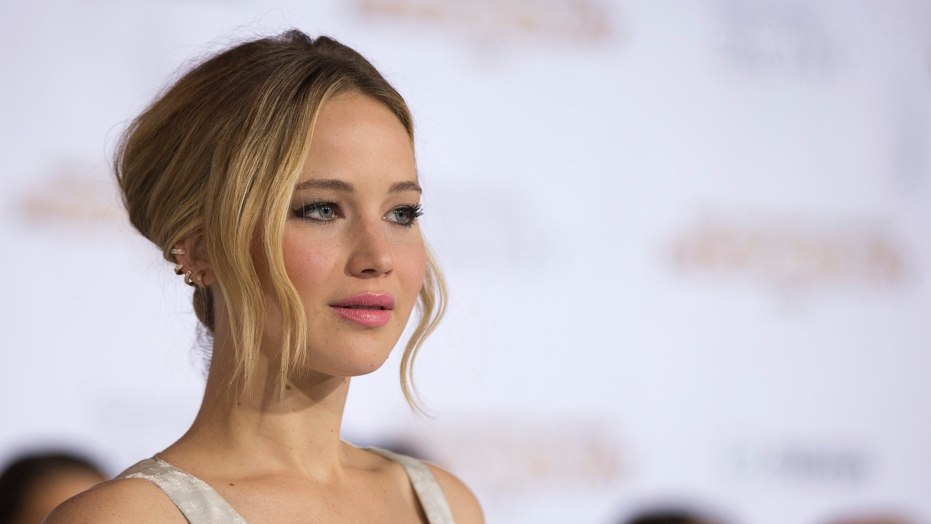November 17, 2014. Cast member Jennifer Lawrence poses at the premiere of "The Hunger Games: Mockingjay - Part 1" in Los Angeles.