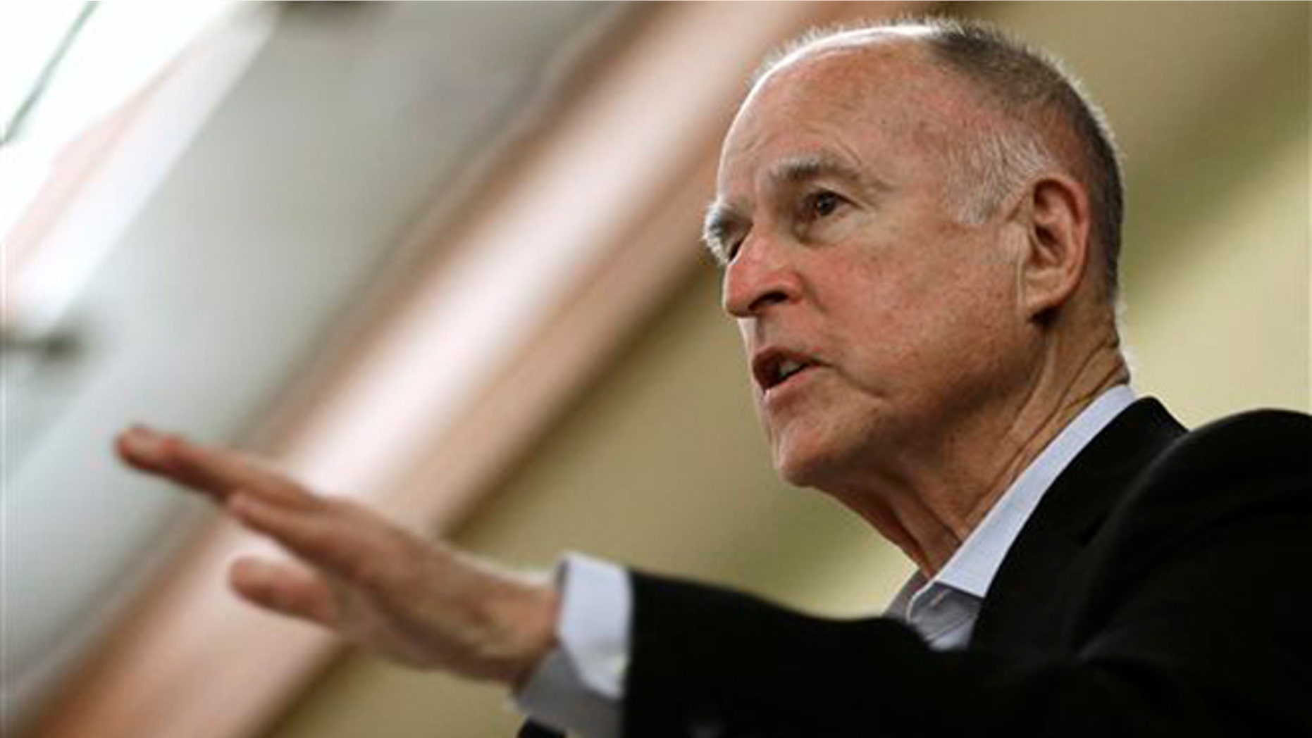 California Gov. Jerry Brown in a May, 2015 file photo.