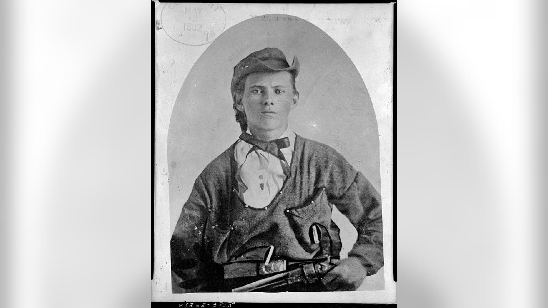 File photo - Jesse James portrait.