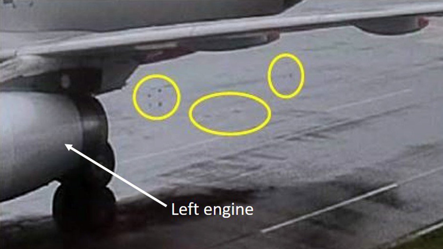 A ground worker forgot to remove his clipboard from a plane's engine before take off, causing debris to shoot from the aircraft and forcing the flight to turn around.