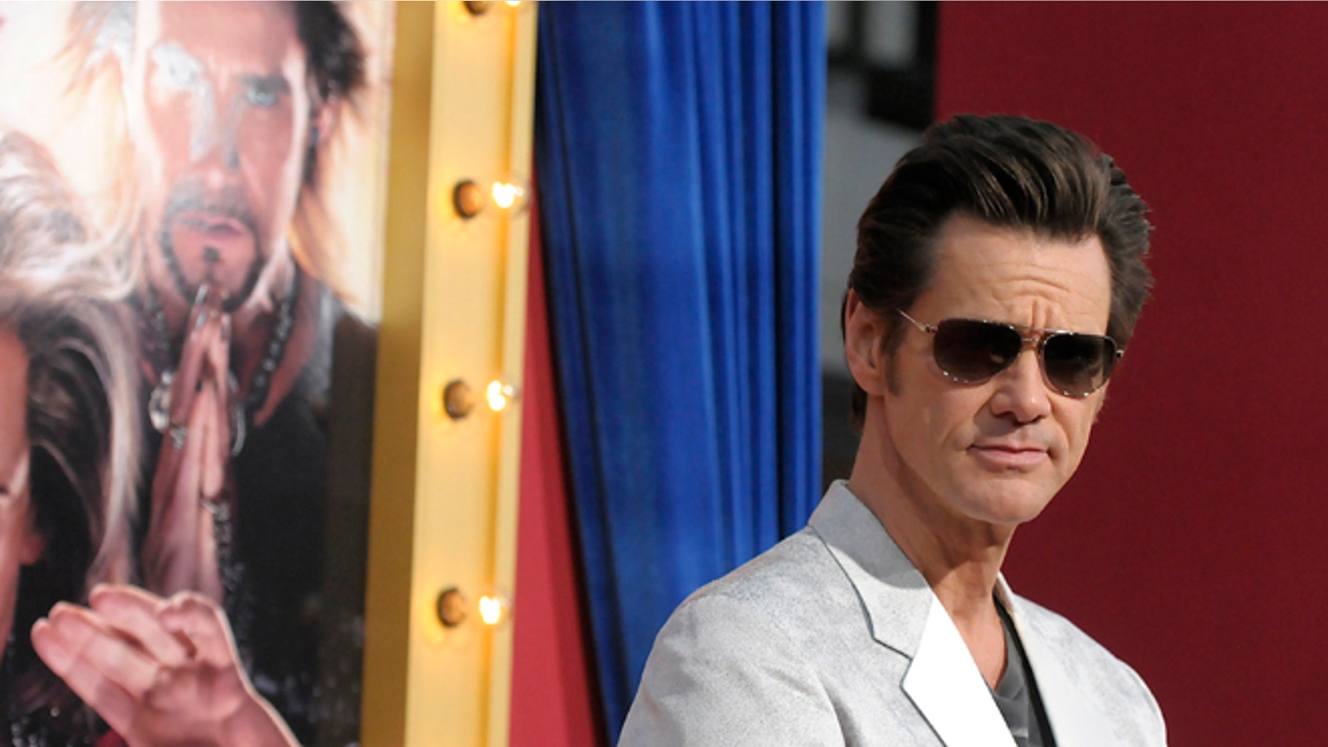 March 11, 2013: Actor Jim Carrey arrives at the world premiere of the feature film "The Incredible Burt Wonderstone" at the TCL Chinese Theatre in Los Angeles.