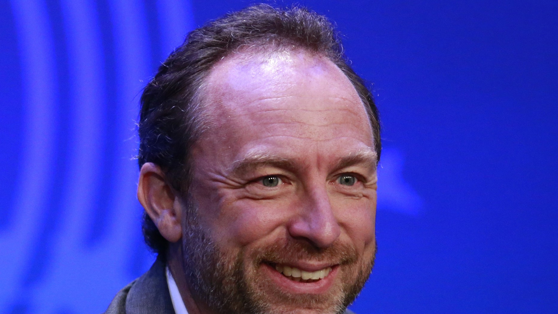 File photo. Jimmy Wales, founder of Wikipedia.org.