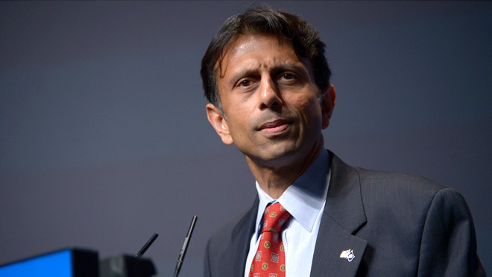 FILE: Aug. 30, 2013: Louisiana Gov. Bobby Jindal at the Americans for Prosperity Foundation's Defending the American Dream Summit in Orlando, Fla.