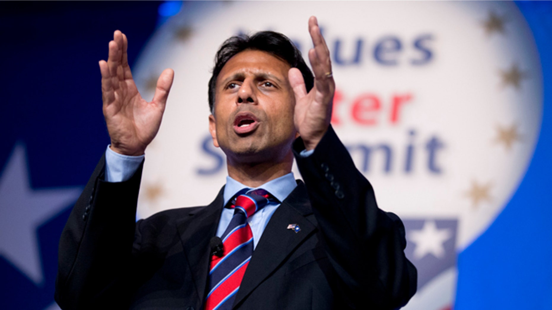 Louisiana Gov. Bobby Jindal speaks at the 2014 Values Voter Summit in Washington, Friday, Sept. 26, 2014.